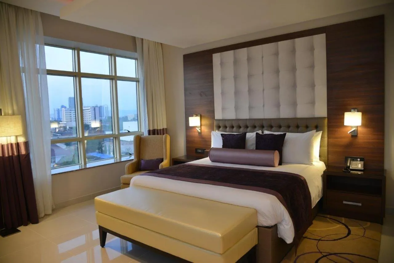 Bed in The Envoy Hotel Abuja