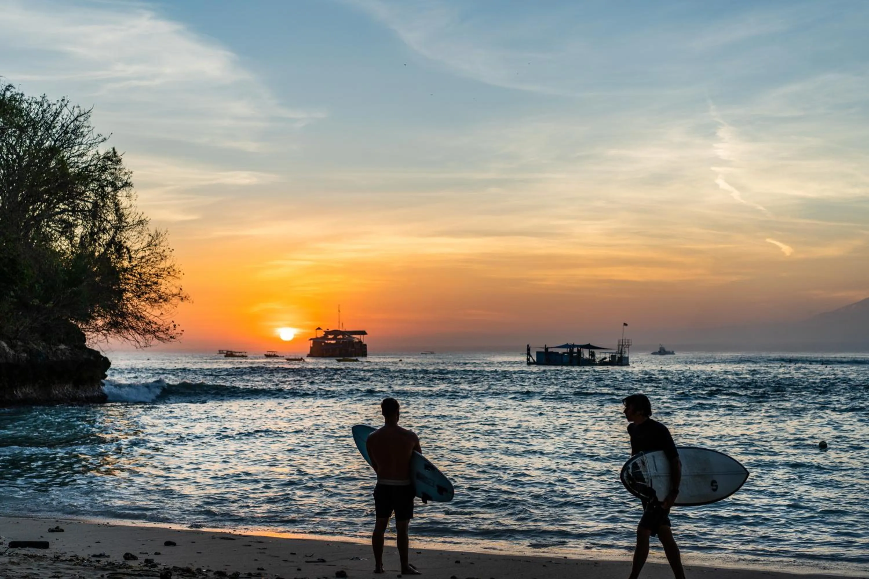 Beach in Song Lambung Beach Huts