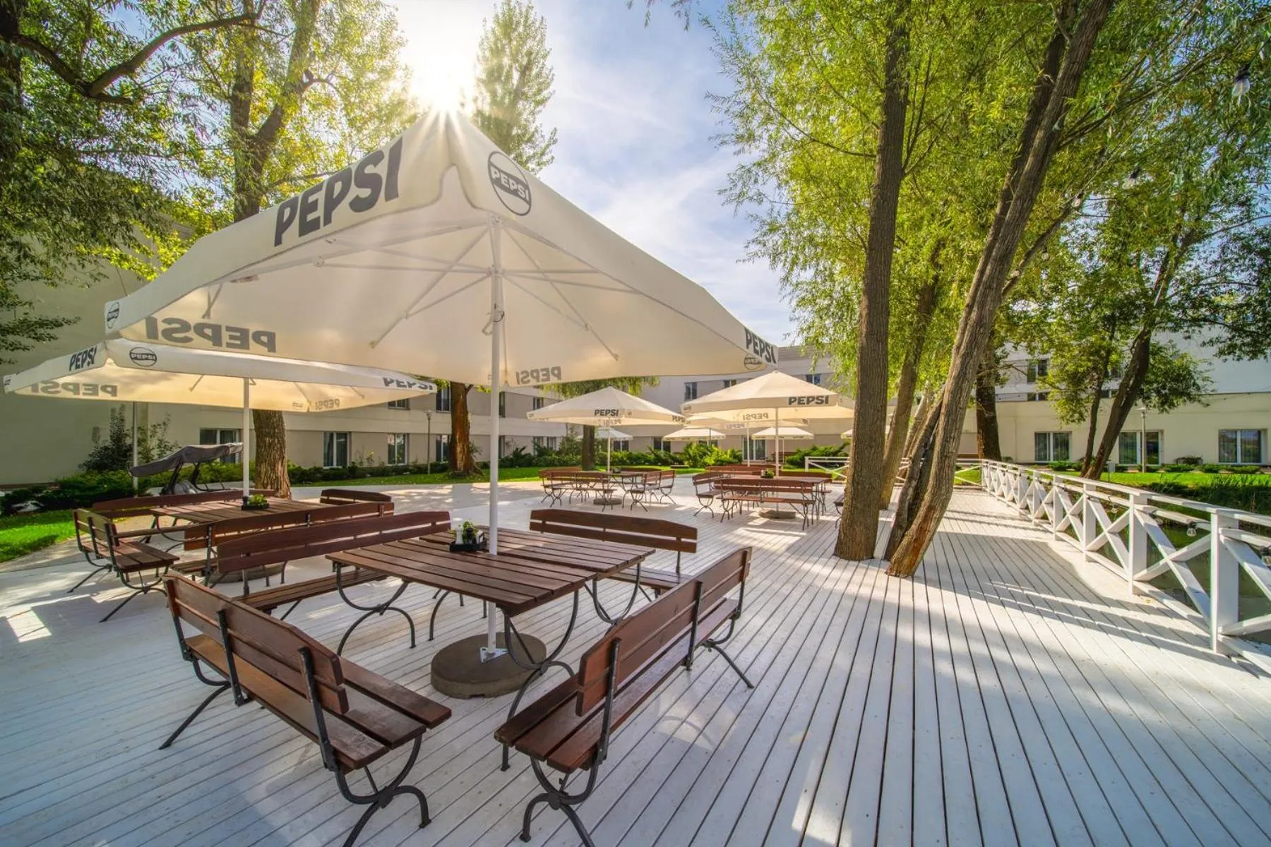 Patio in Green Garden Hotel