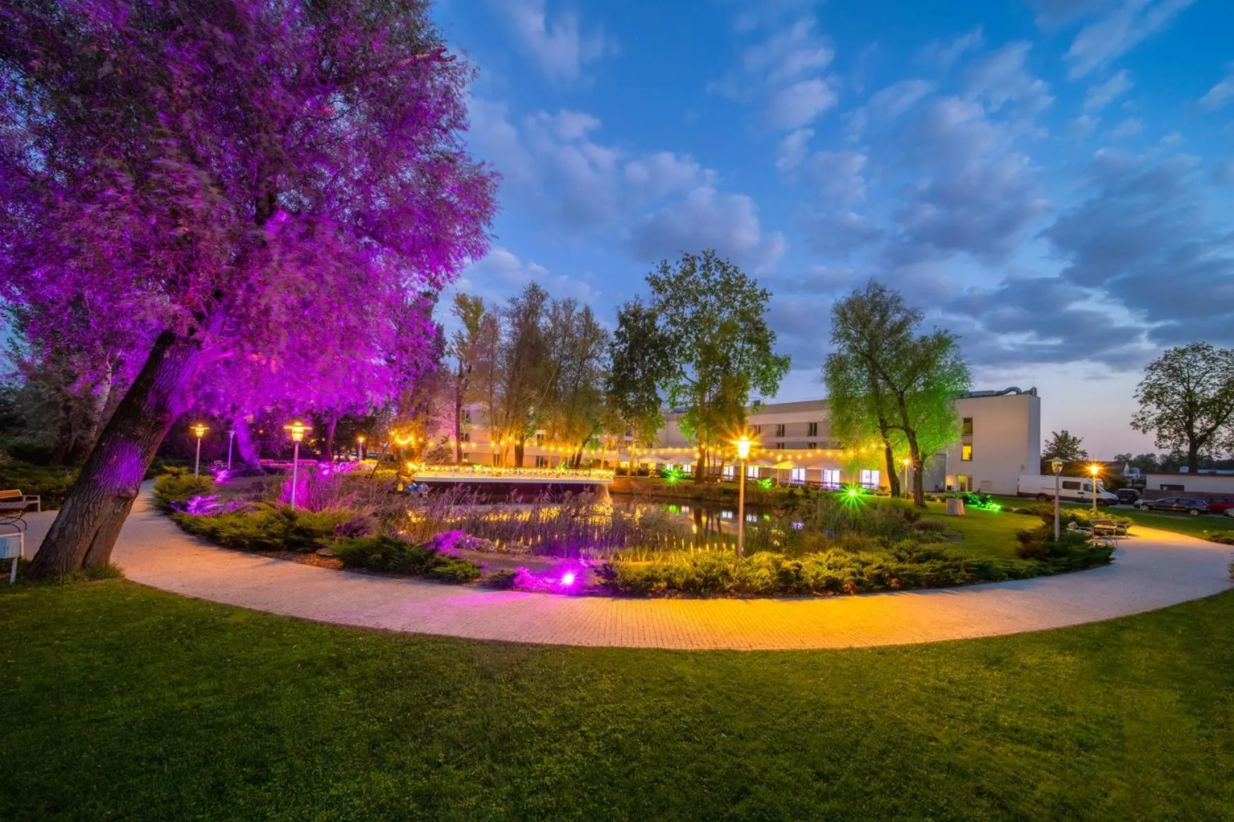 Garden view in Green Garden Hotel