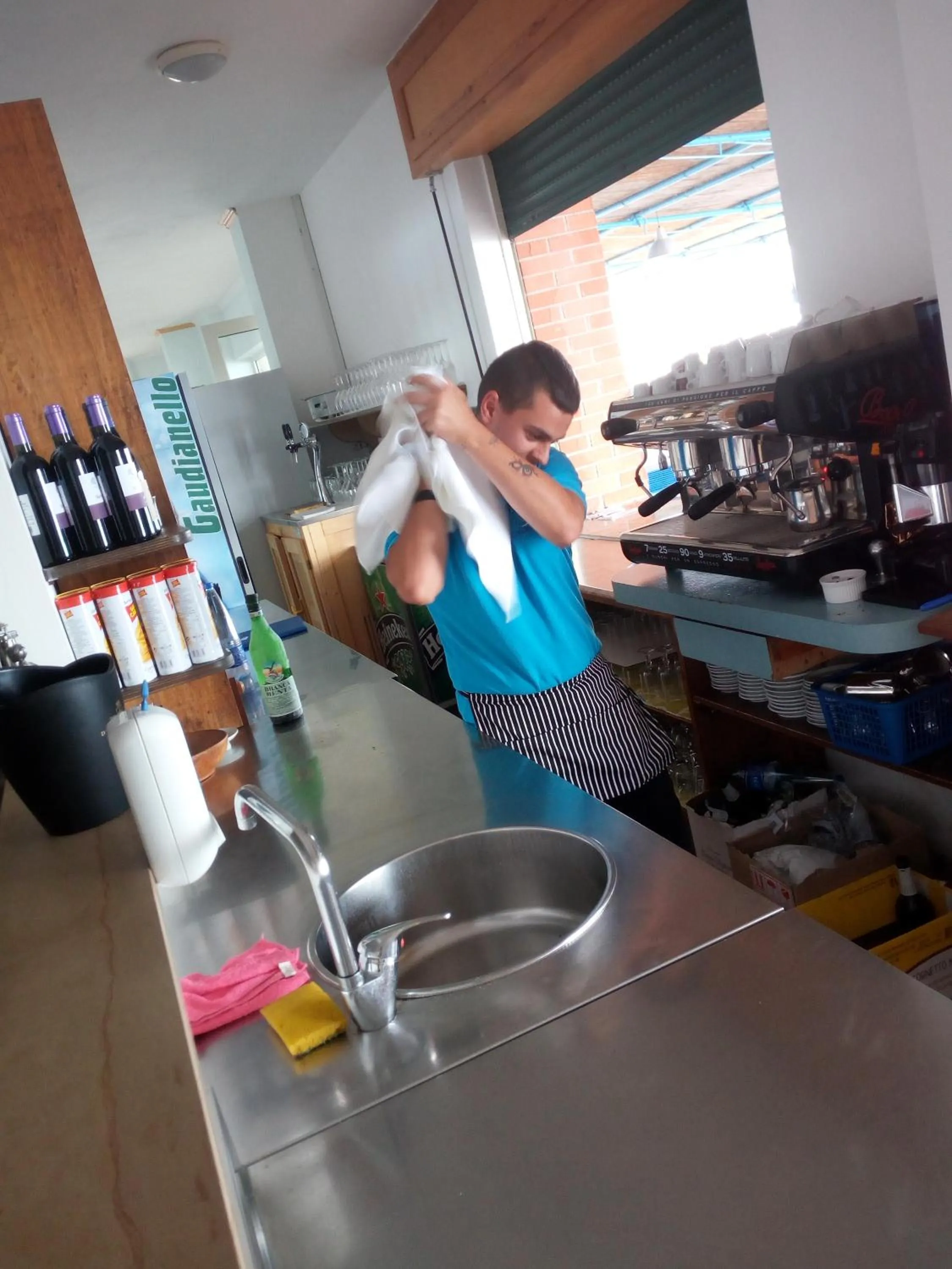 Alcoholic drinks in B&B Conca del Faro