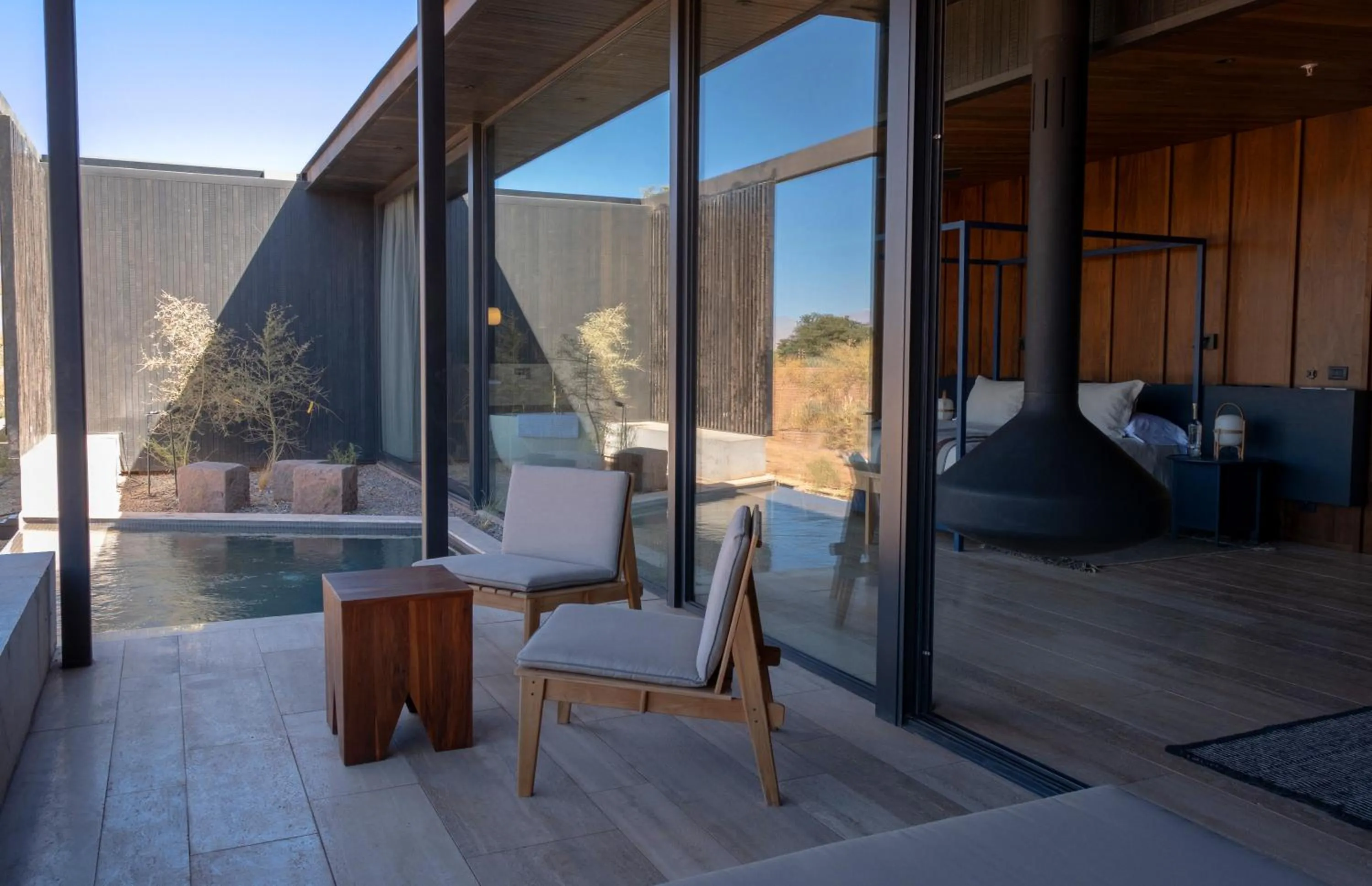 Pool view in Tierra Atacama