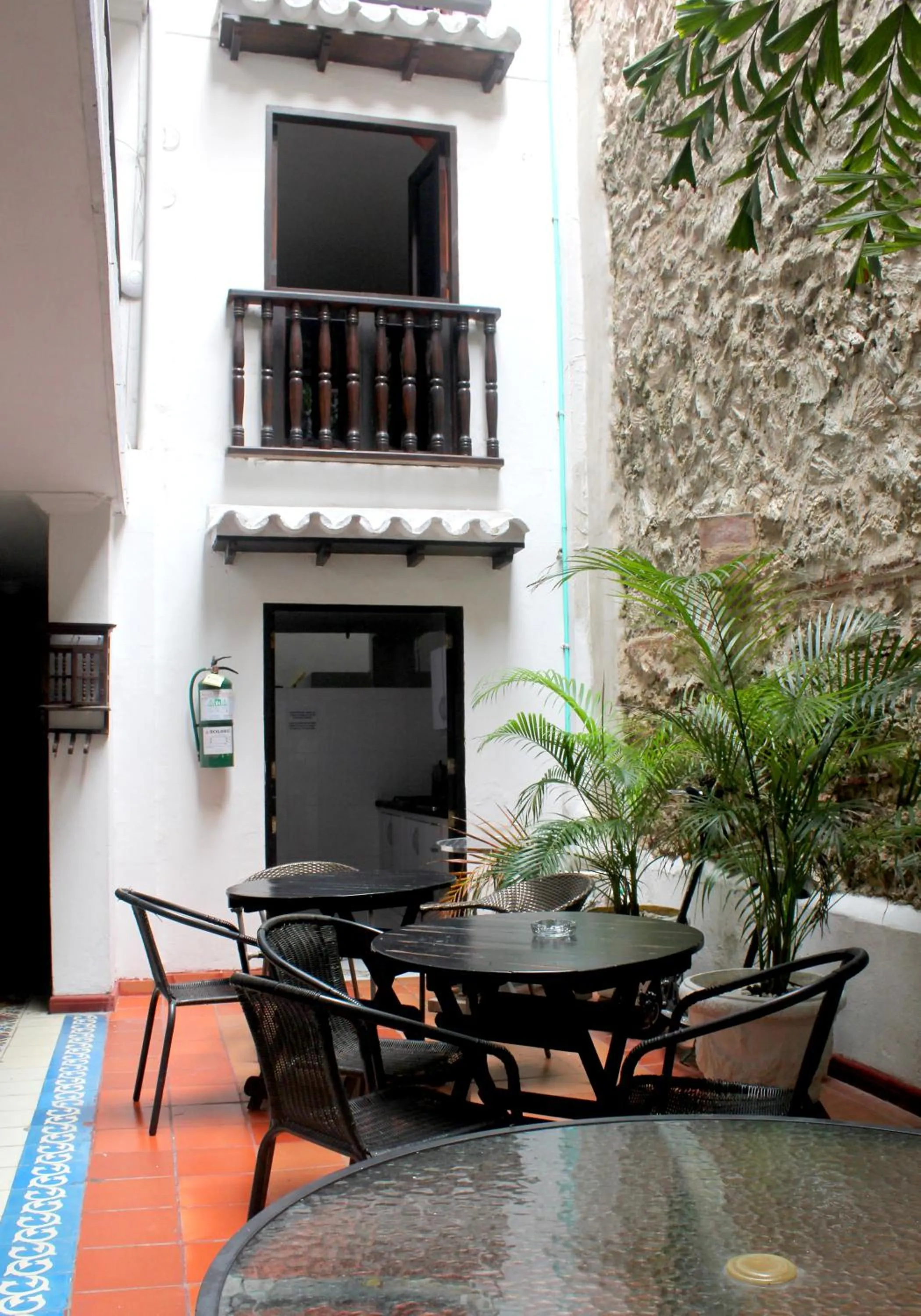 Patio in Hotel Villa Colonial By Akel Hotels