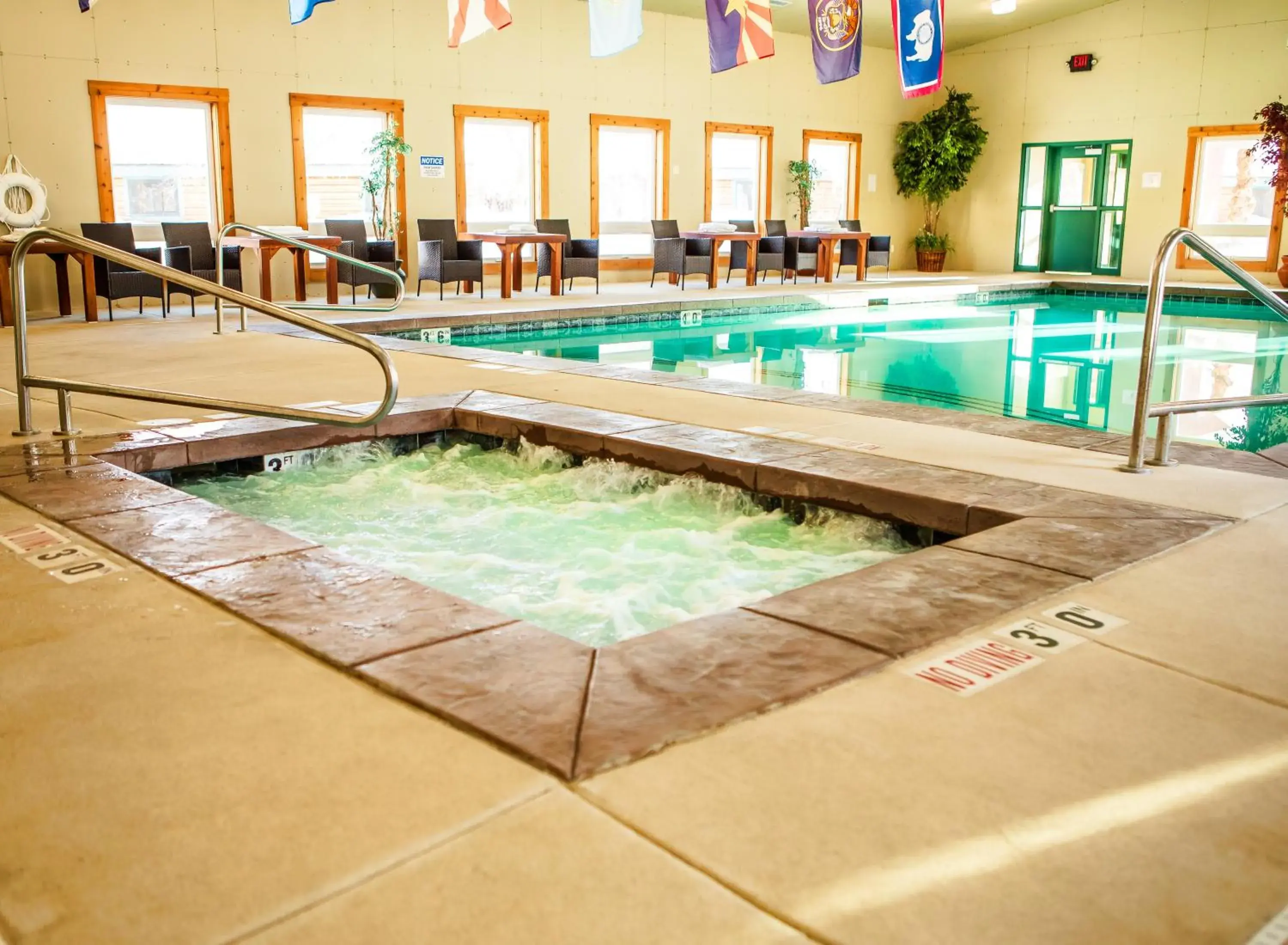 Swimming pool in Flying Saddle Resort and Steak House Swimming pool in Flying Saddle Resort and Steak House