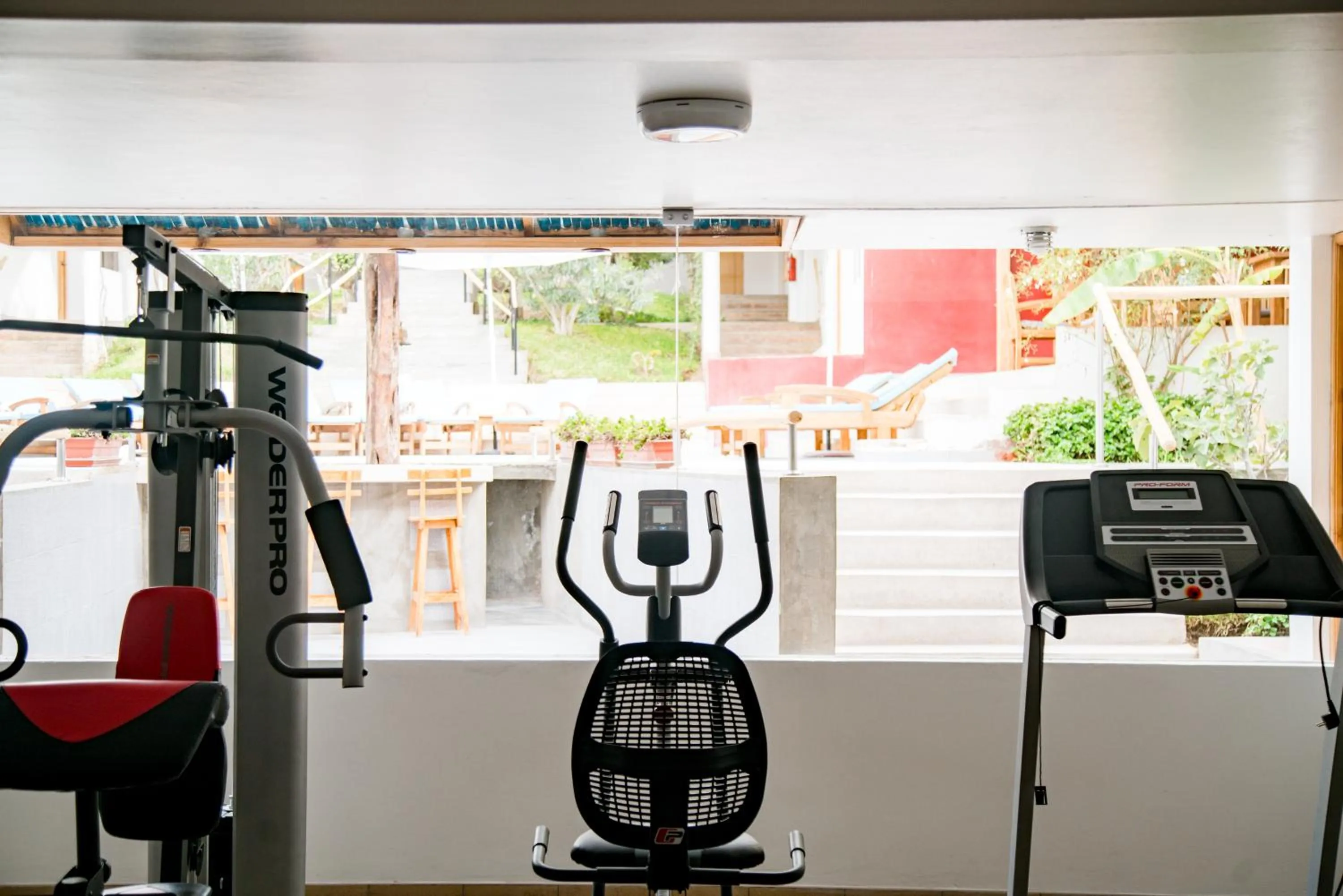 Fitness centre/facilities in Hotel Villa Jazmin