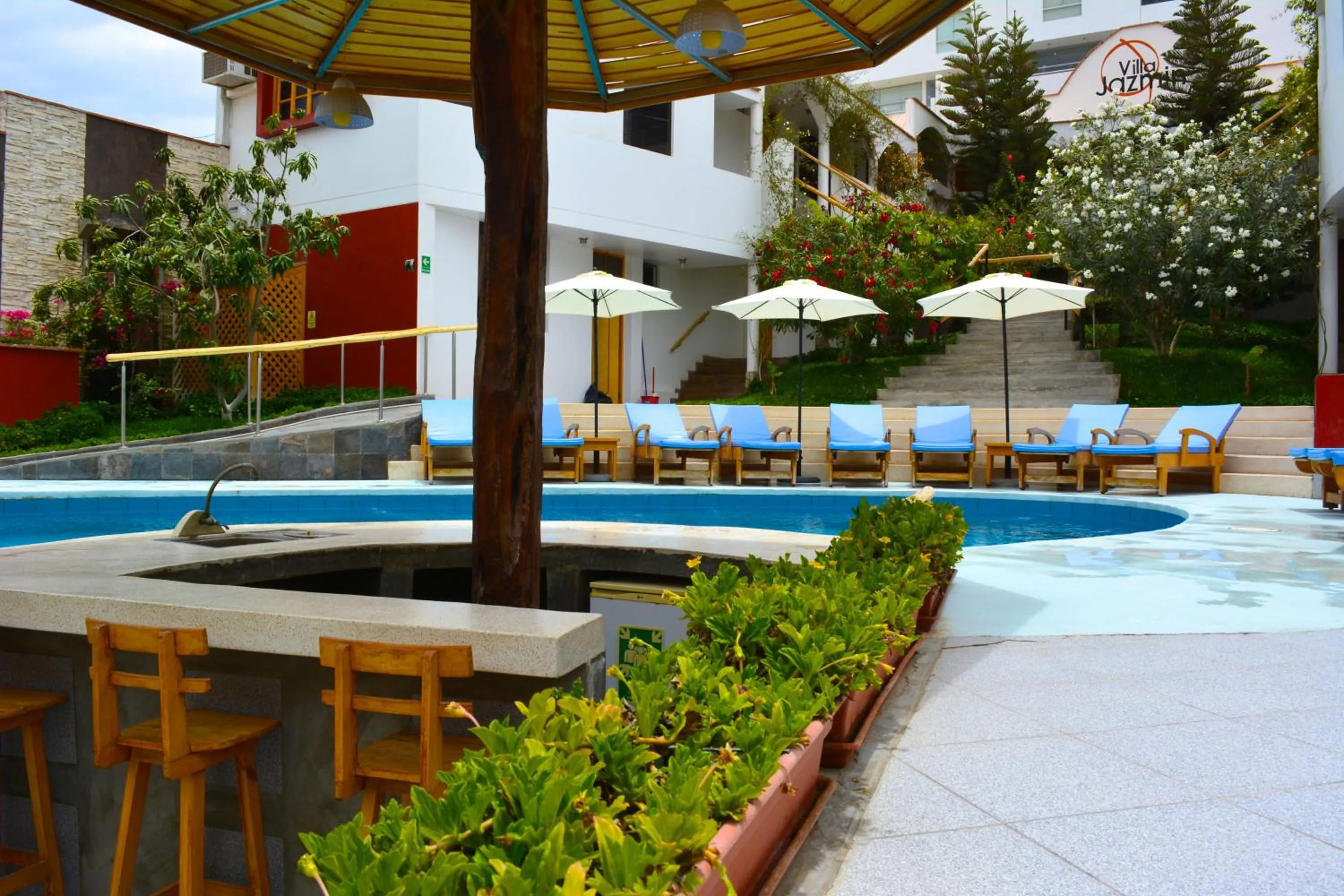 Garden in Hotel Villa Jazmin