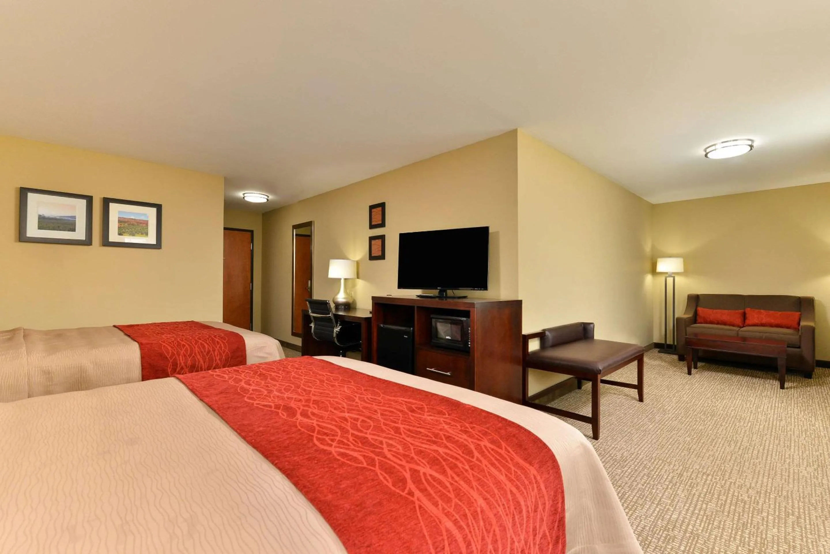 One-Bedroom Queen Suite with Sofa Bed in Comfort Inn and Suites Manheim