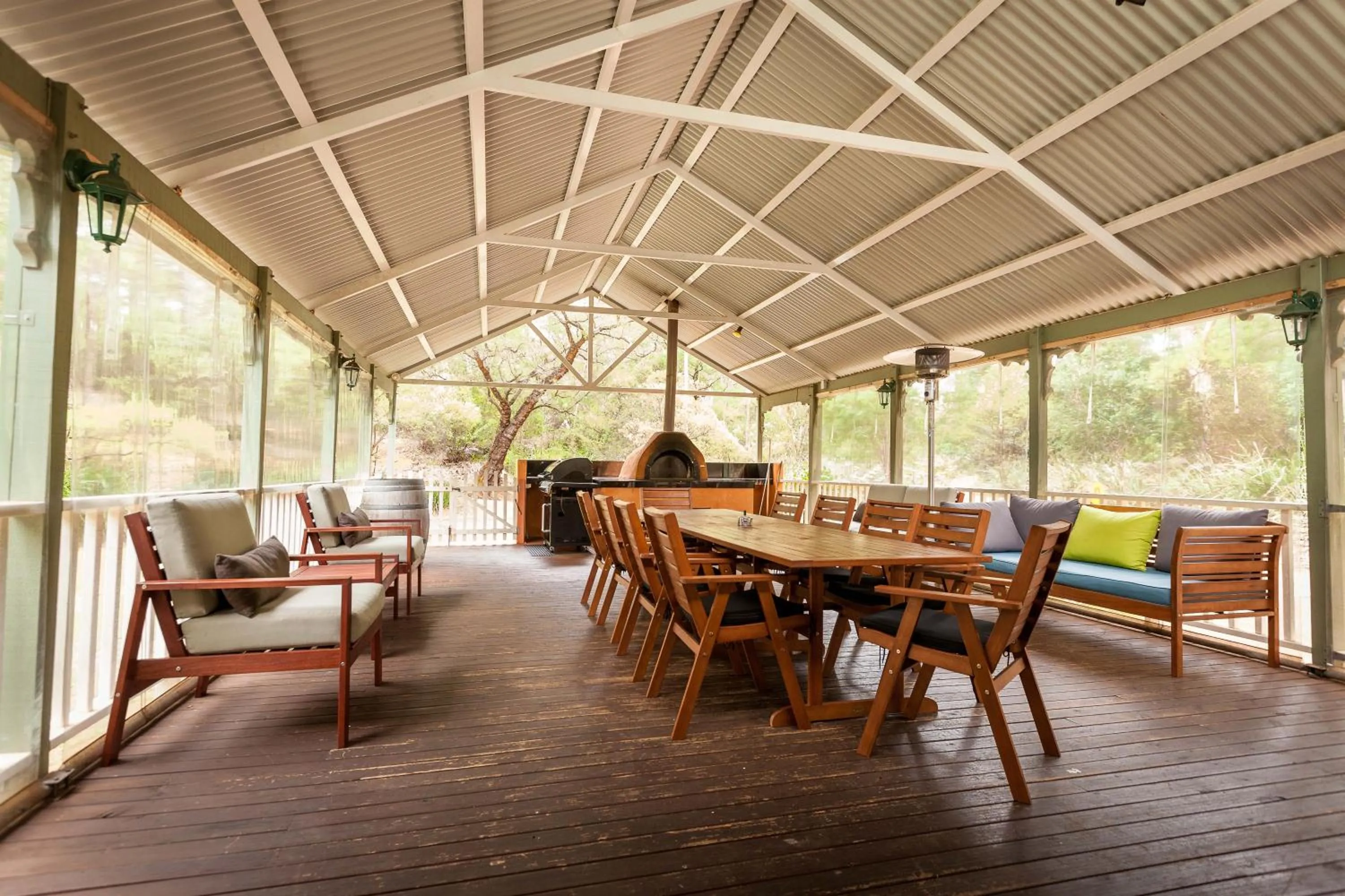 Patio in Riverglen Chalets