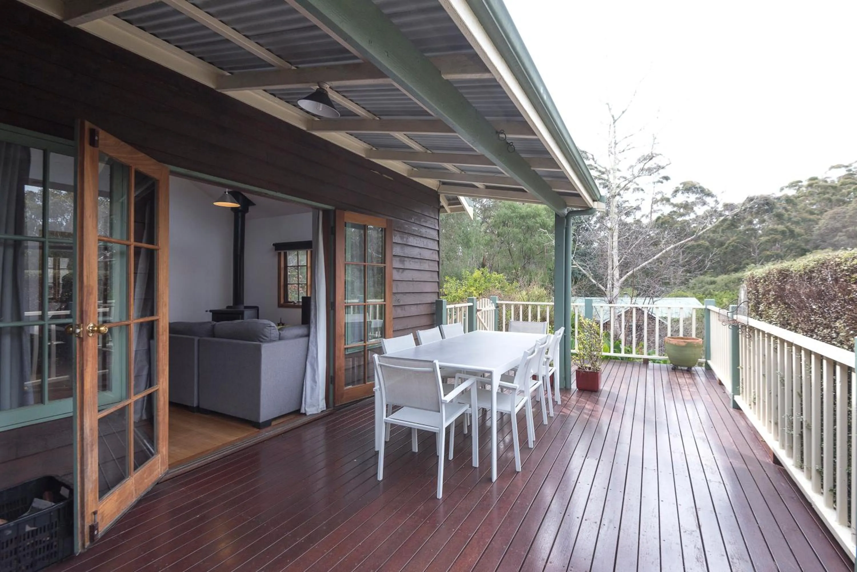 Patio in Riverglen Chalets