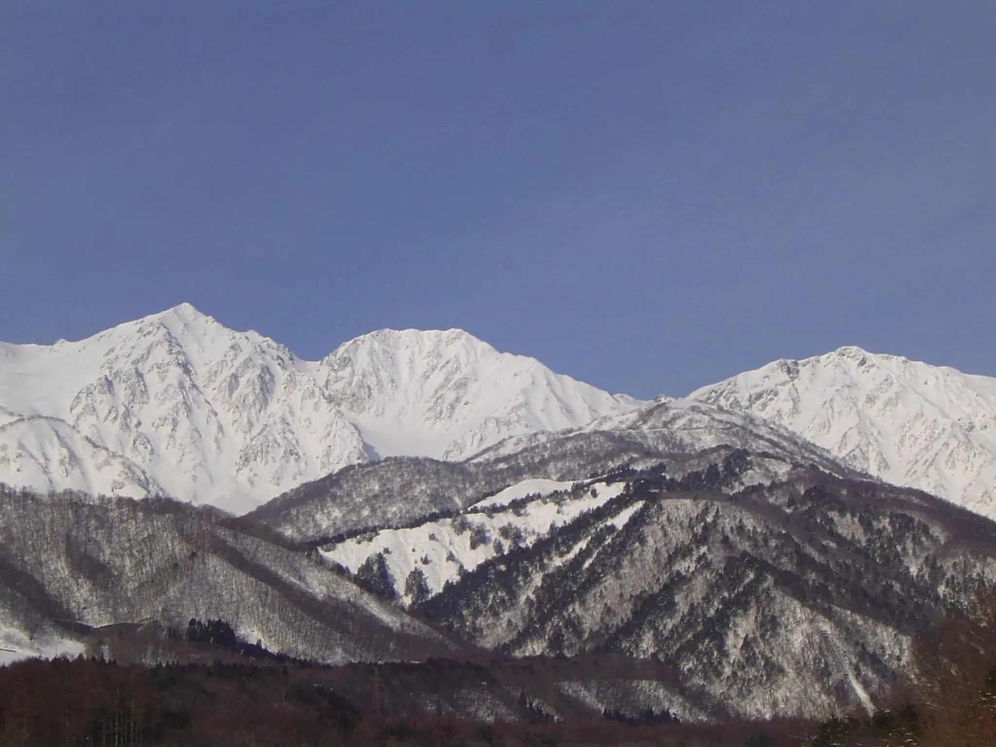 Natural landscape, Winter in Rosenheim Hakuba