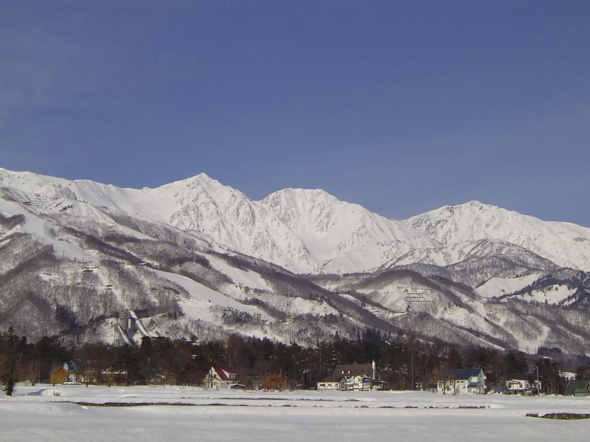 Natural landscape, Winter in Rosenheim Hakuba