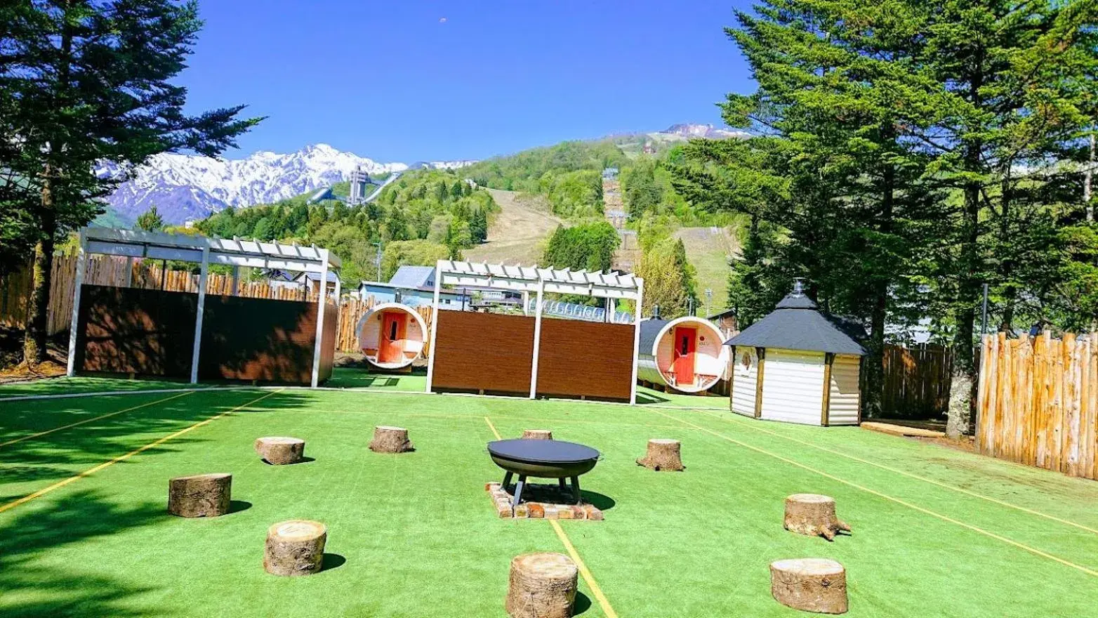 Swimming pool, Children's Play Area in Rosenheim Hakuba