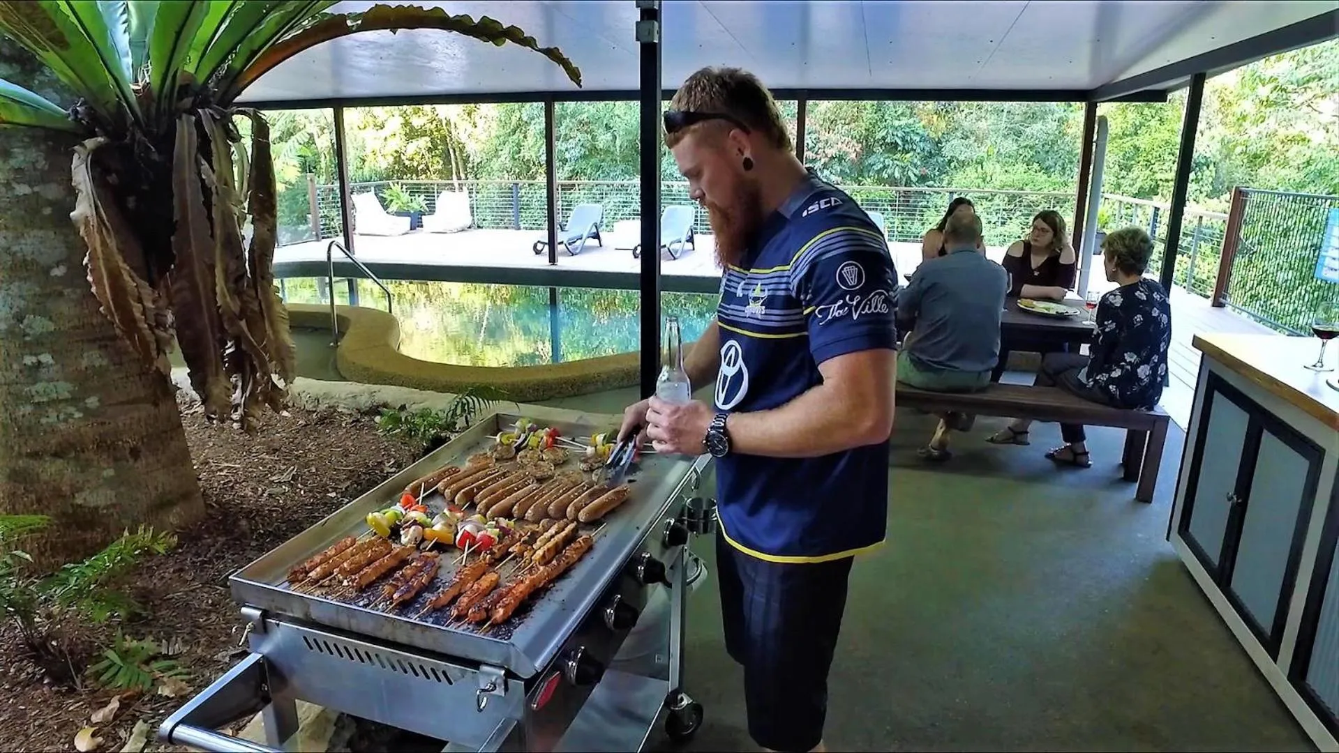 BBQ facilities in Chambers Wildlife Rainforest Lodges