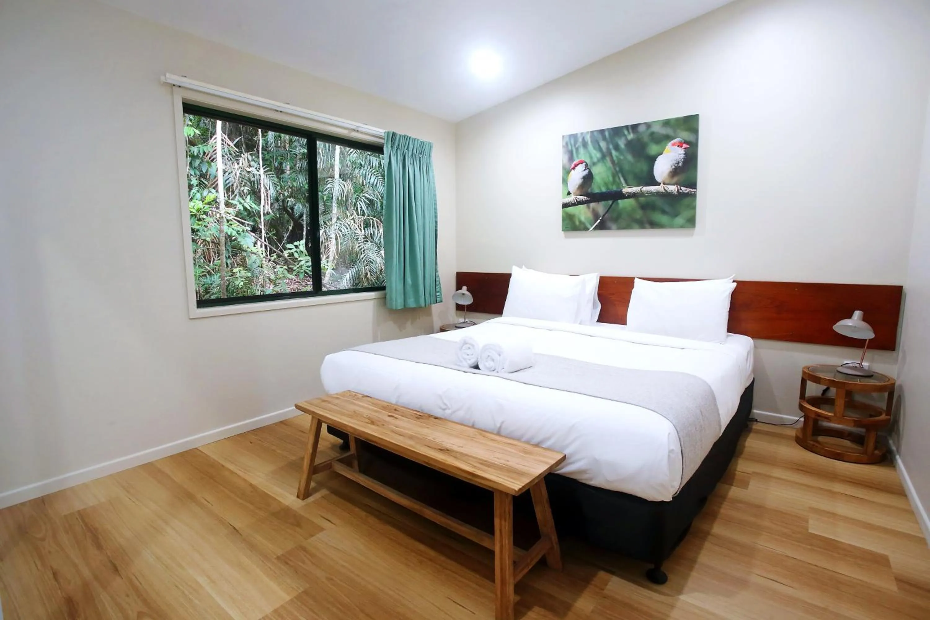 Bed in Chambers Wildlife Rainforest Lodges