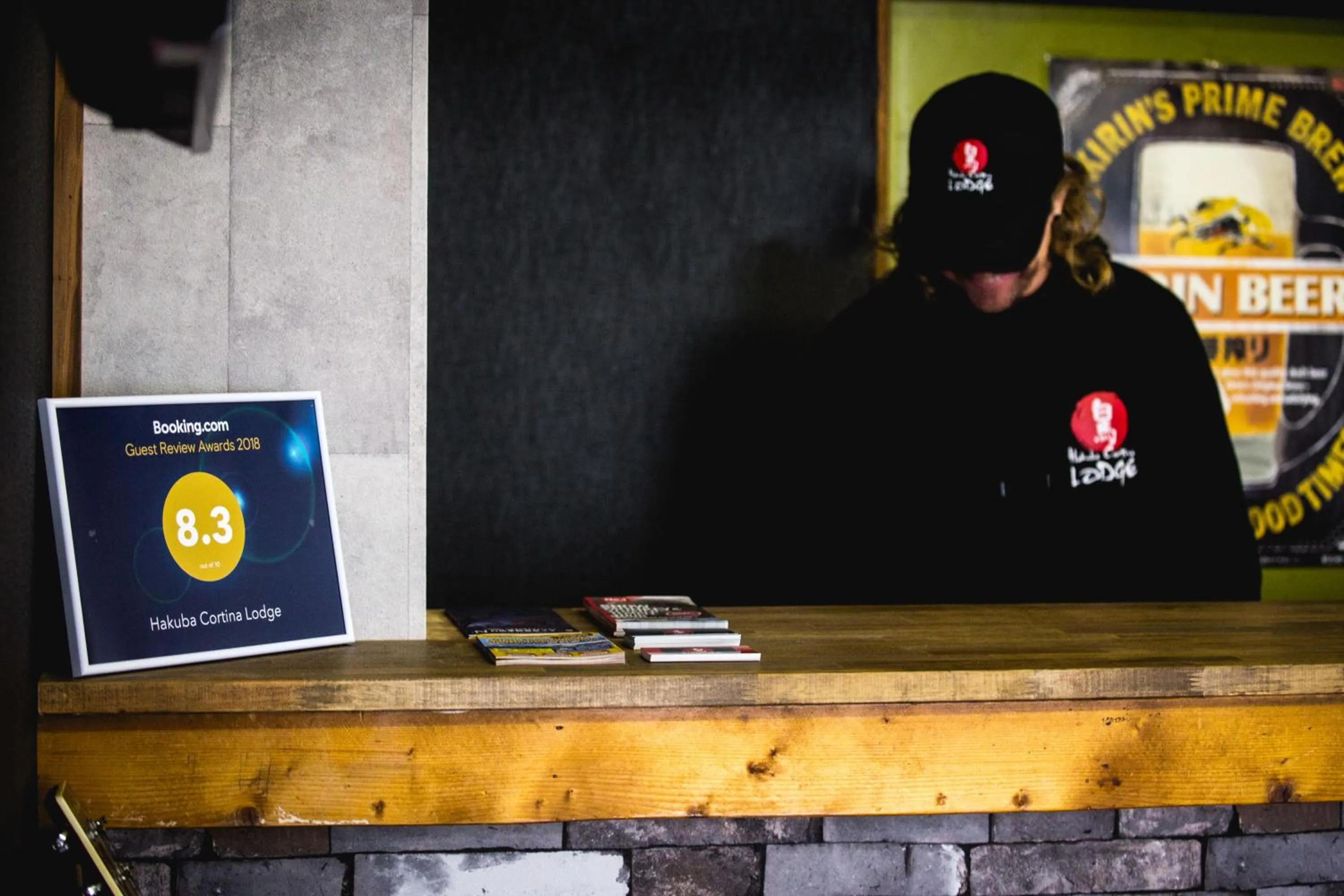 Lobby or reception in Hakuba Cortina Lodge