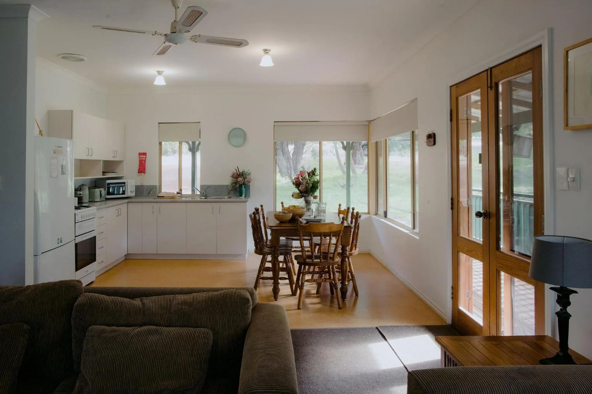 Seating area in Yallingup Forest Resort
