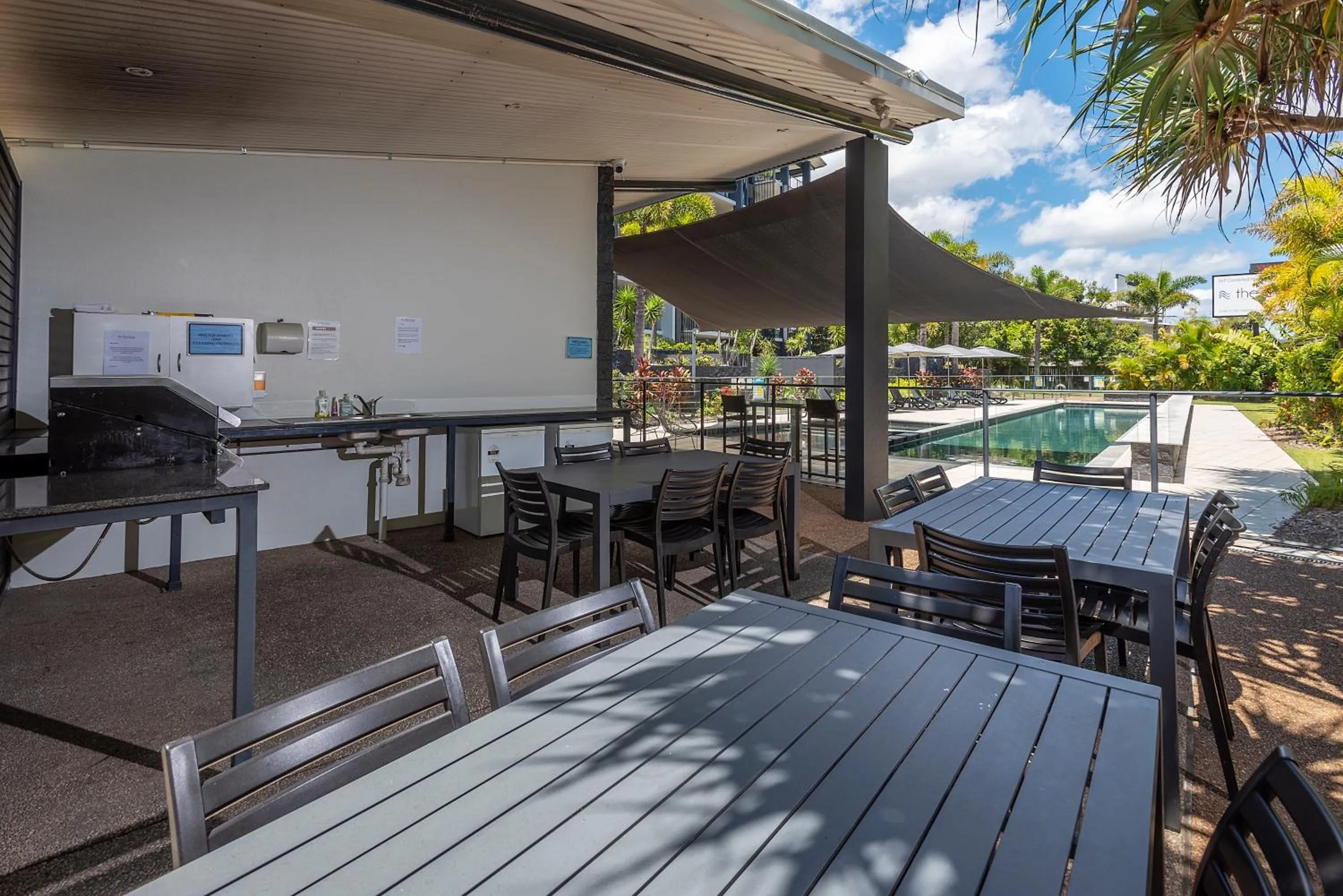 BBQ facilities in The Bay Apartments