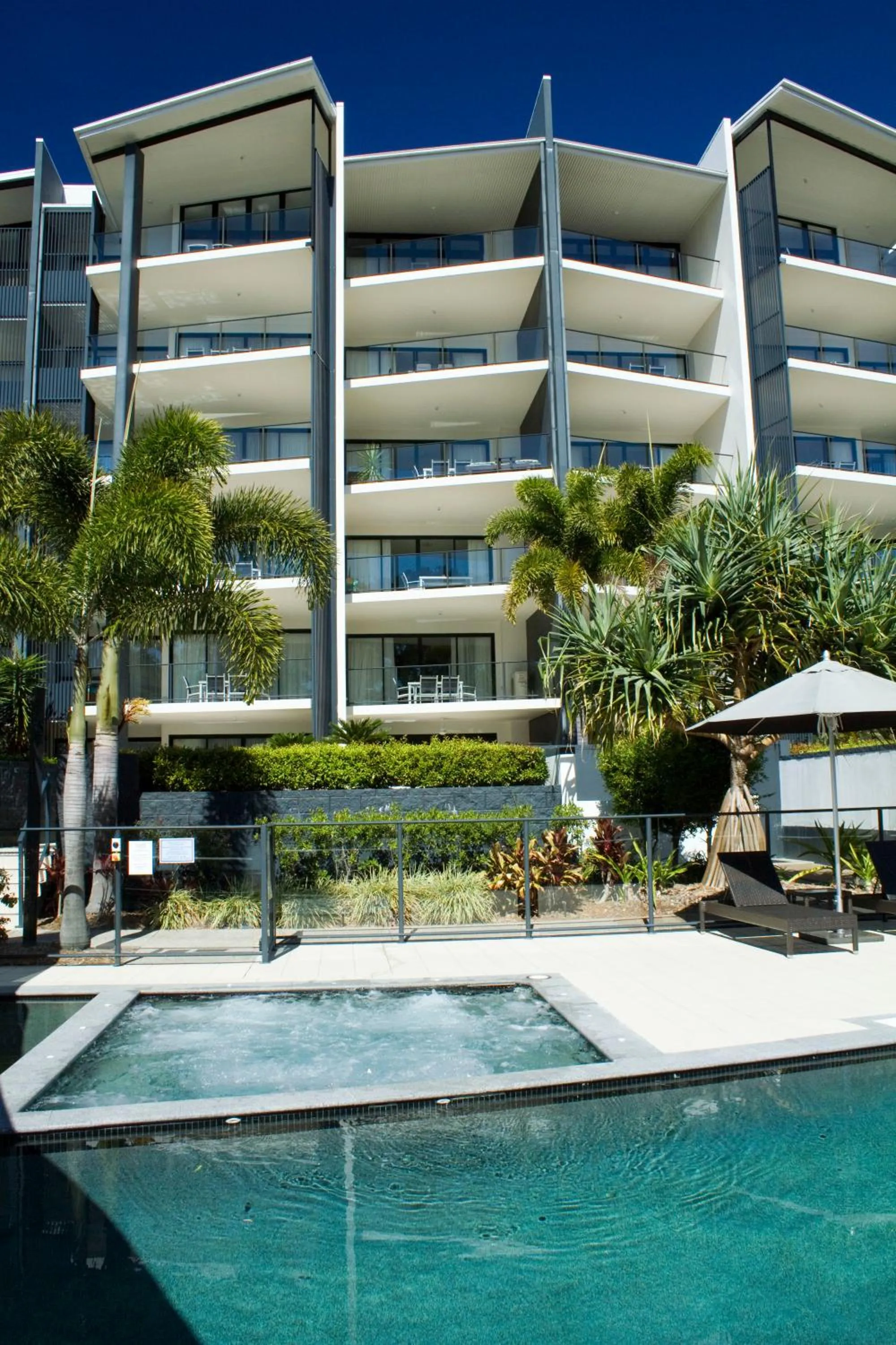 Property building in The Bay Apartments