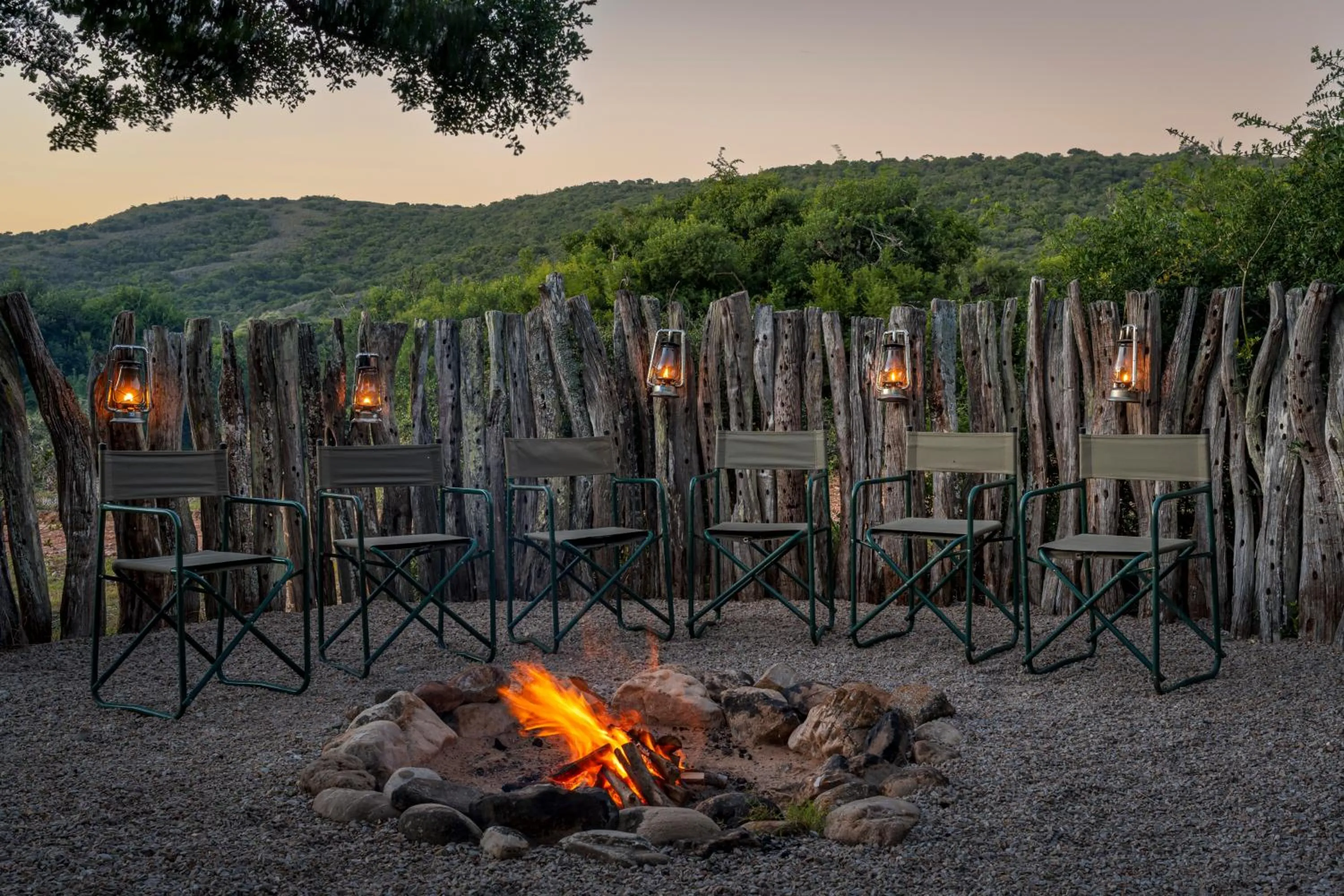 Natural landscape in HillsNek Safari Camp – Amakhala Game Reserve