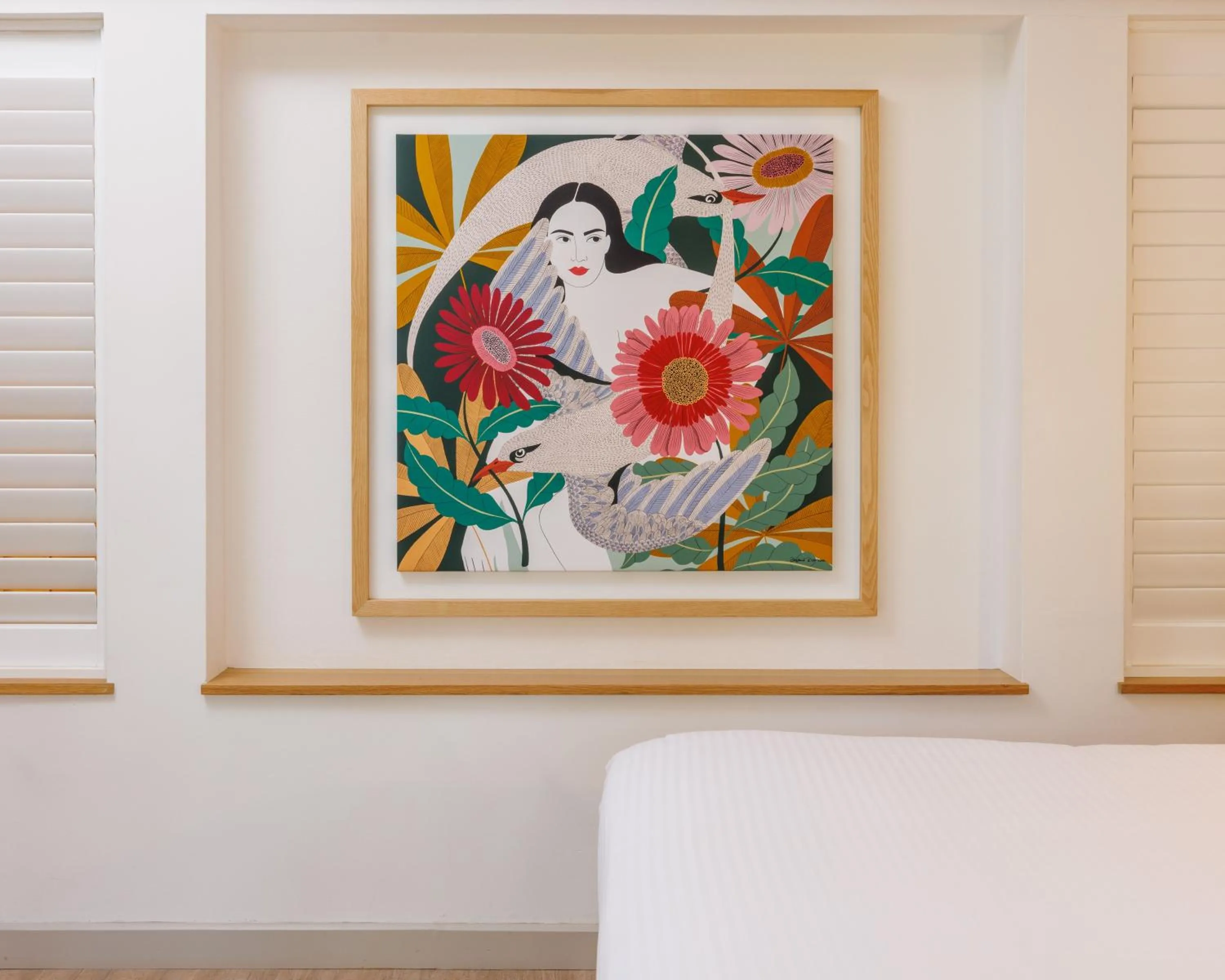 Decorative detail in The Ravenala Attitude