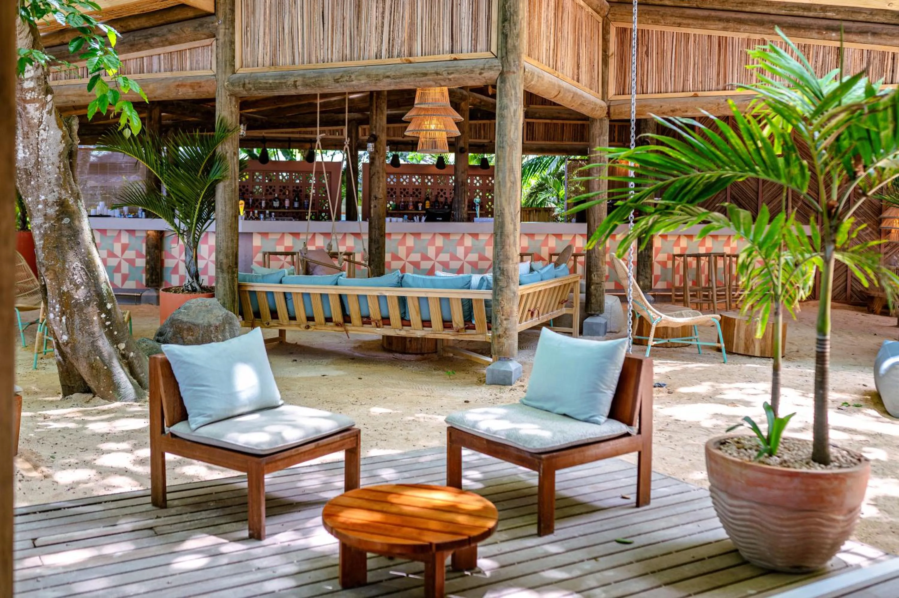 Lounge or bar in The Ravenala Attitude