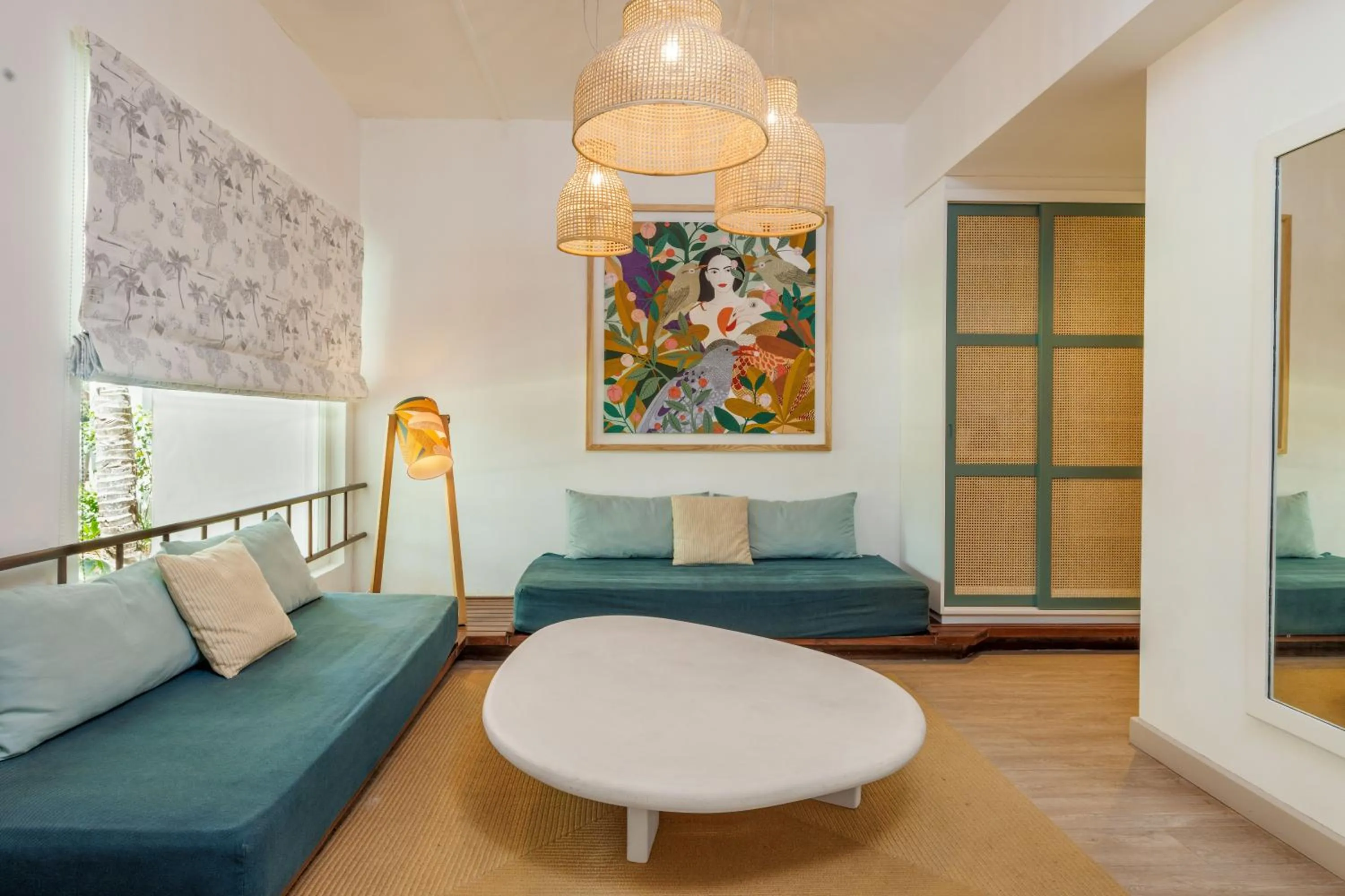 Living room in The Ravenala Attitude