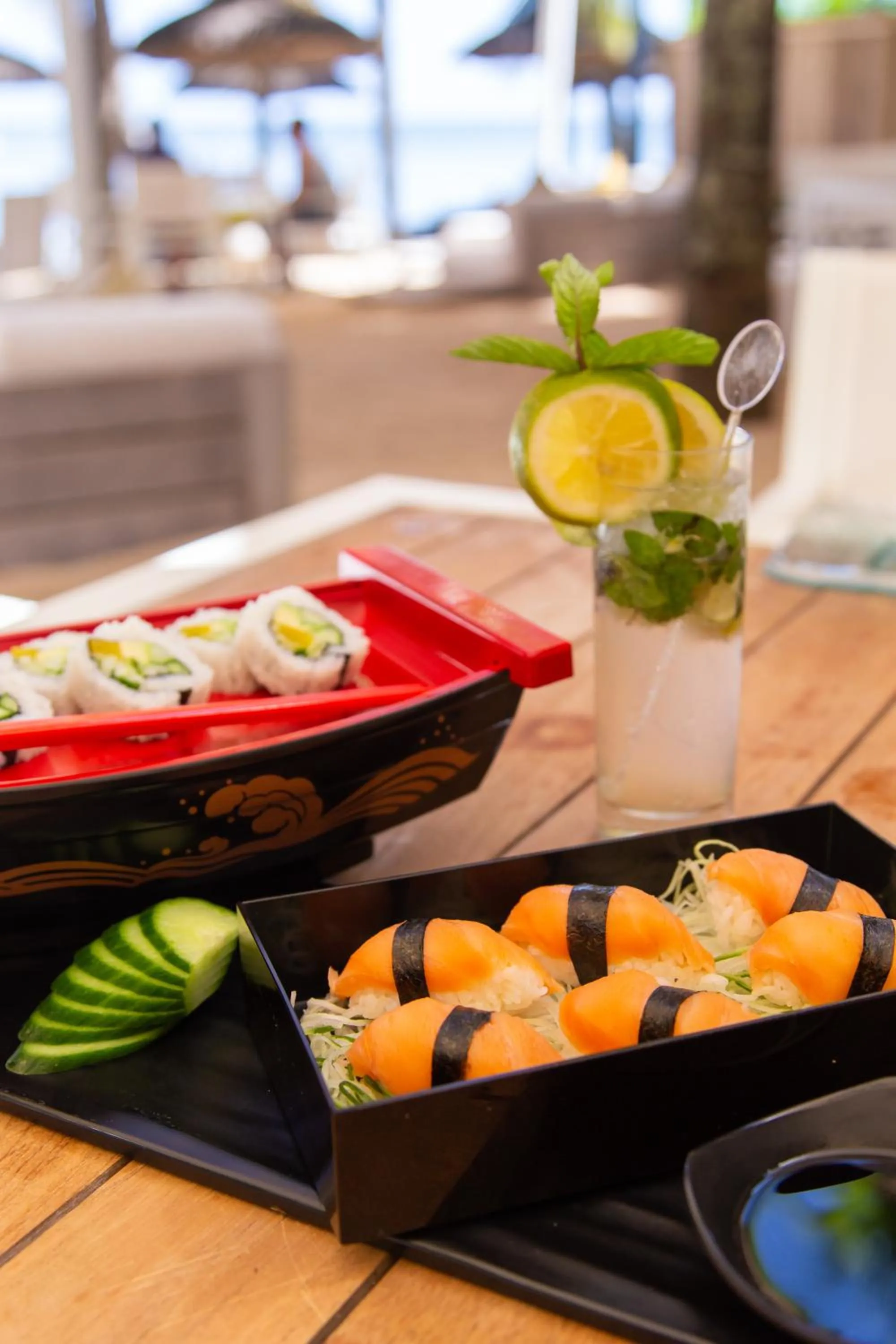 Food and drinks in The Ravenala Attitude