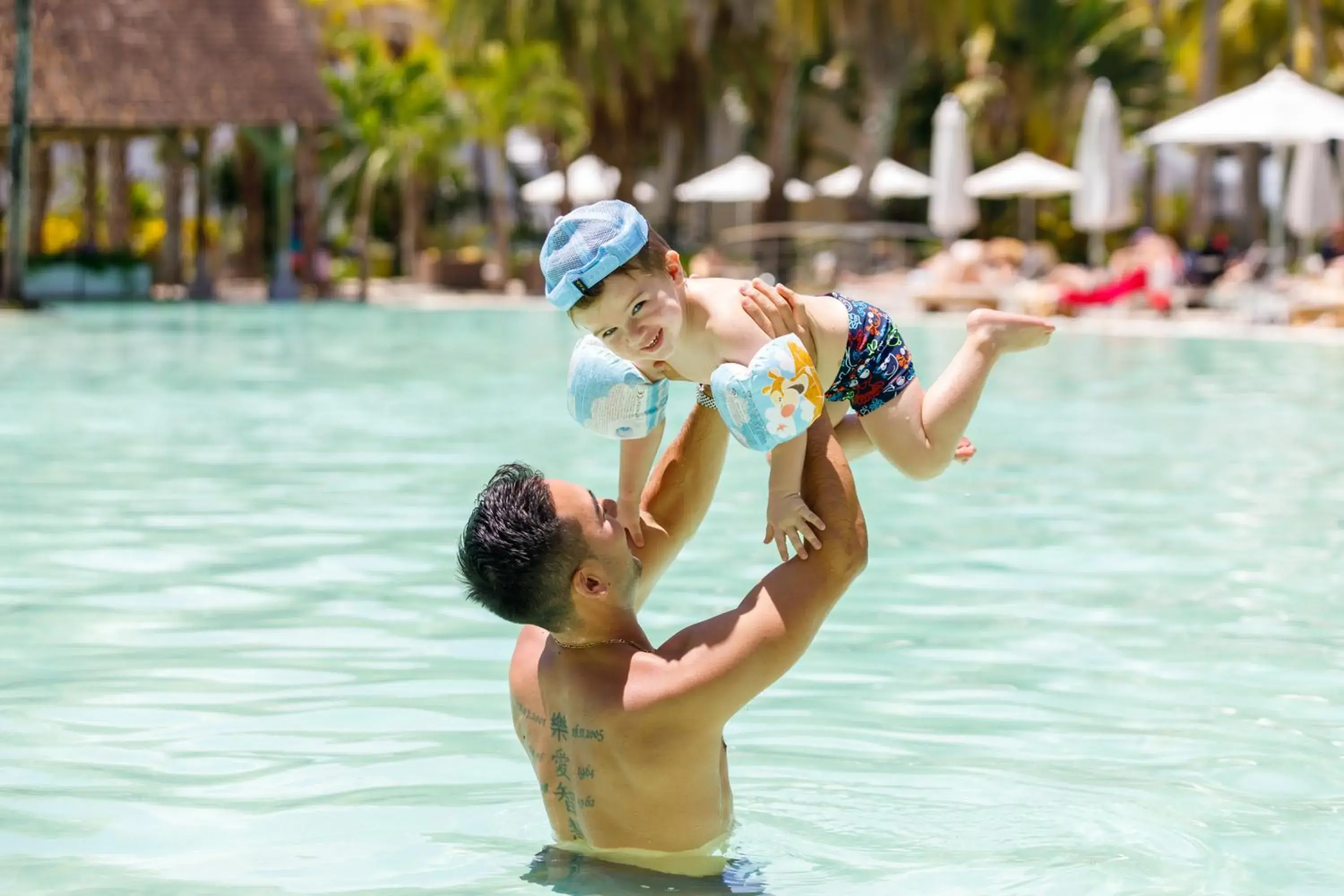 Swimming pool in The Ravenala Attitude Swimming pool in The Ravenala Attitude