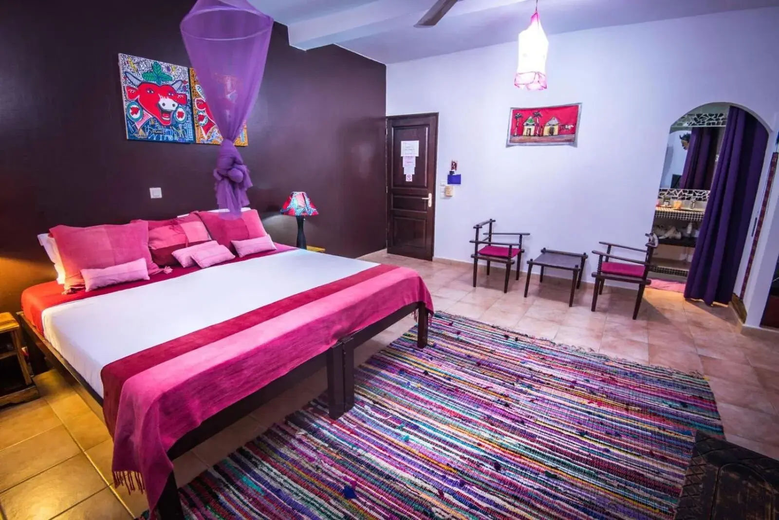 Bed in La Maison Abaka Bed in La Maison Abaka