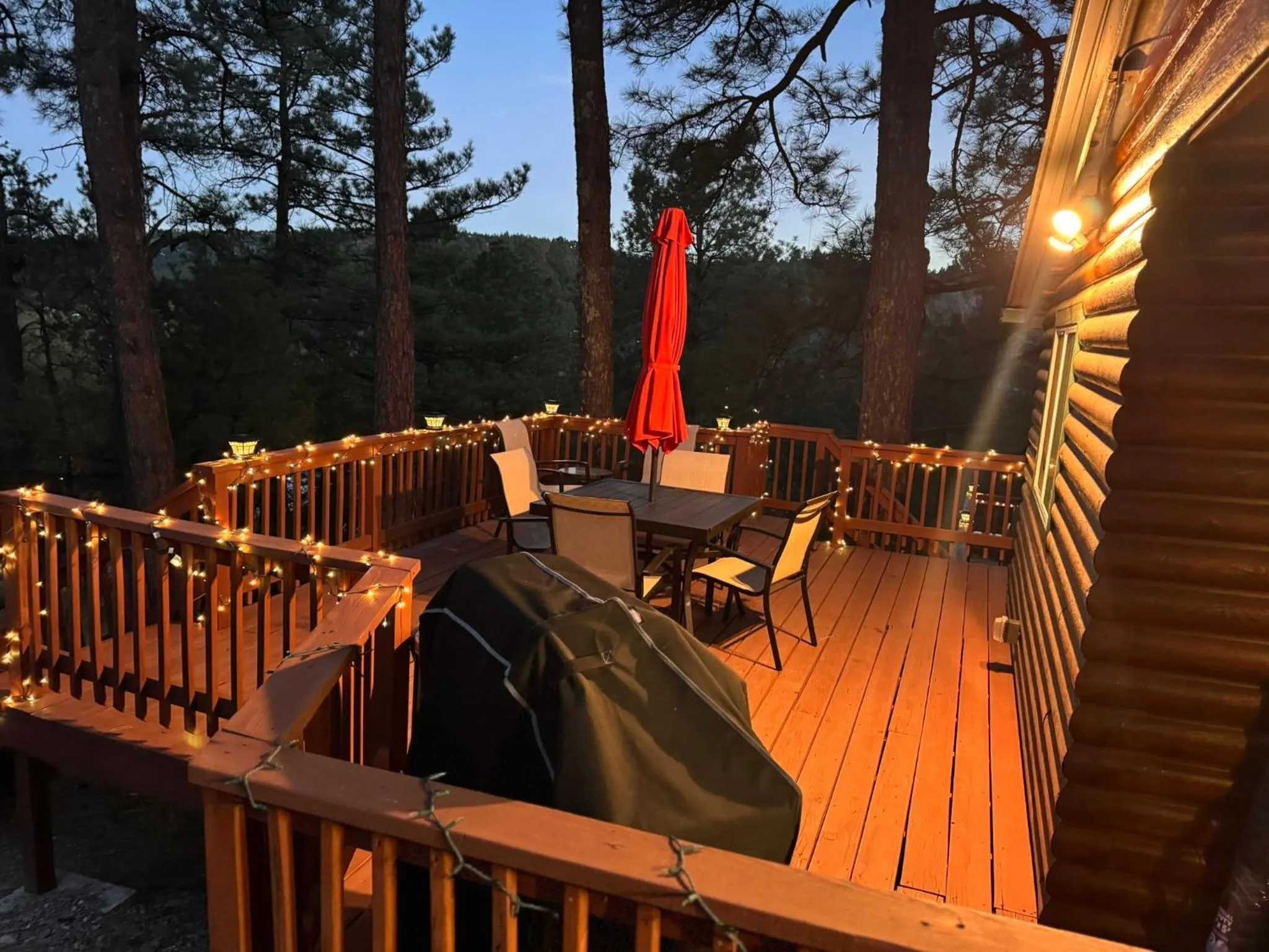 Patio in Gonzales Cozy Little Bear Cabin