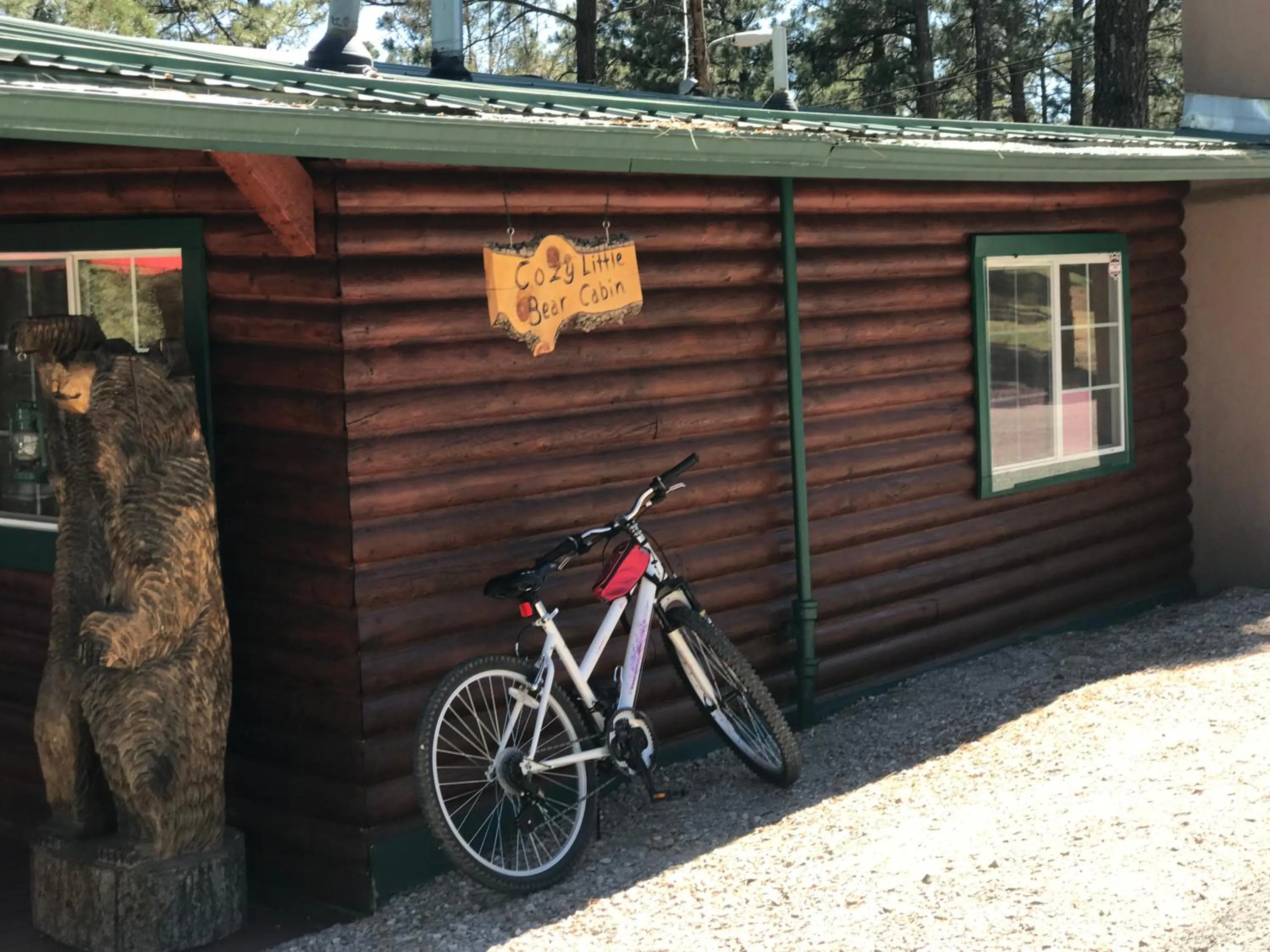 Cycling in Gonzales Cozy Little Bear Cabin