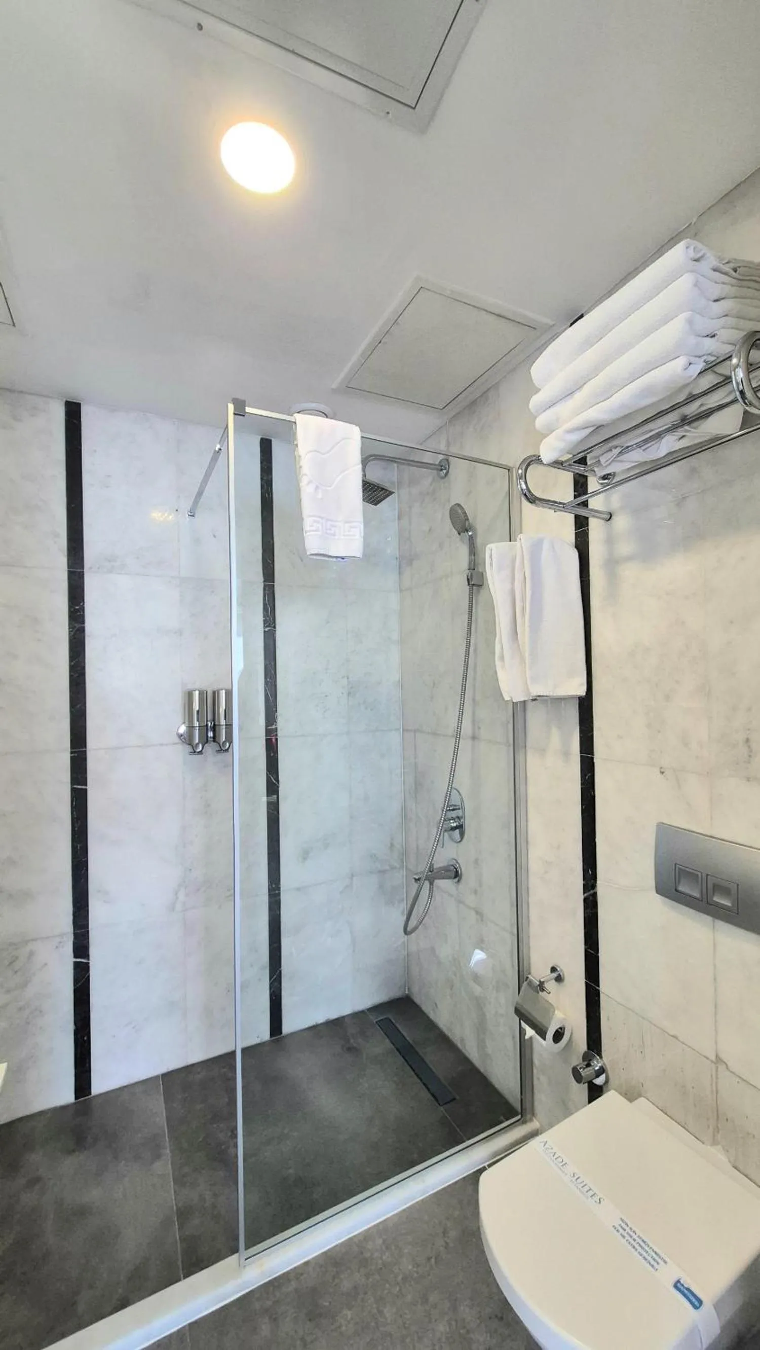 Shower in Azade Suites