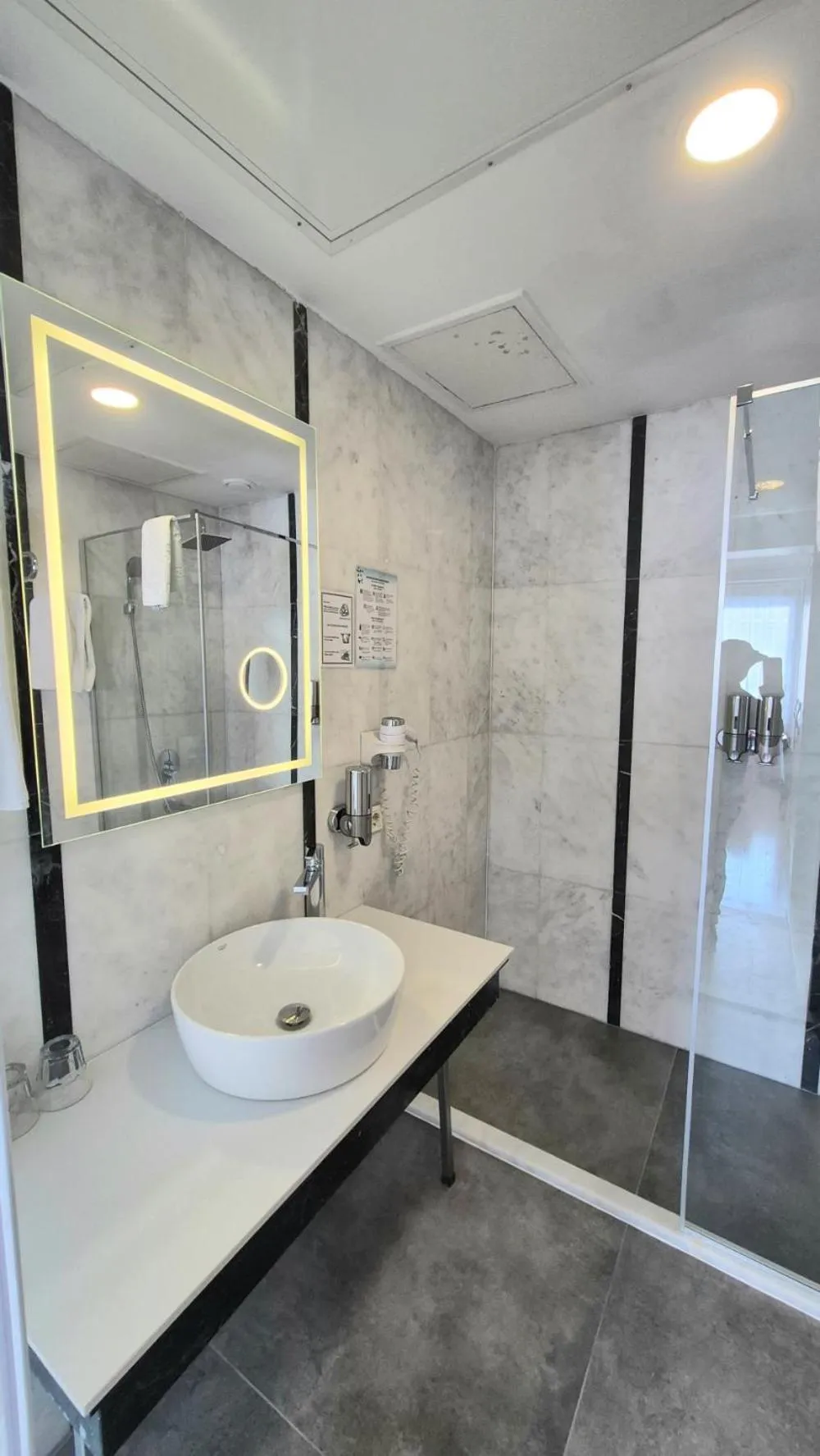 Shower in Azade Suites