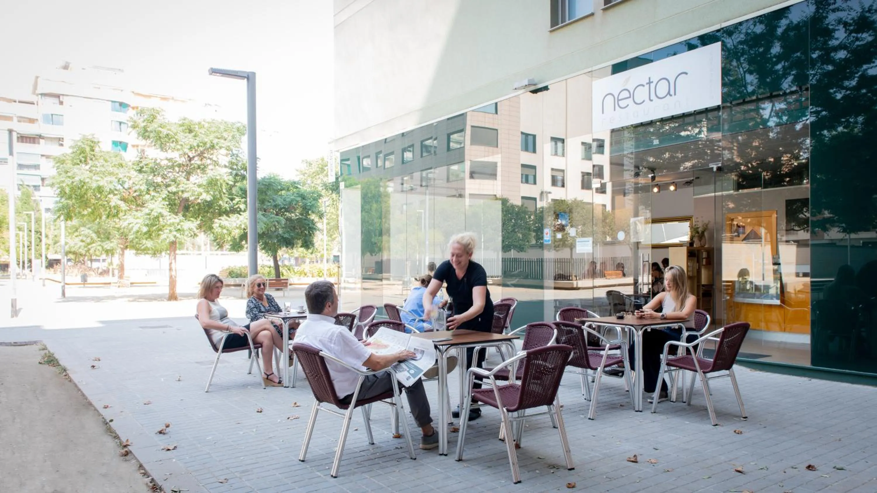 Patio in Apartamentos Aura Park Fira BCN