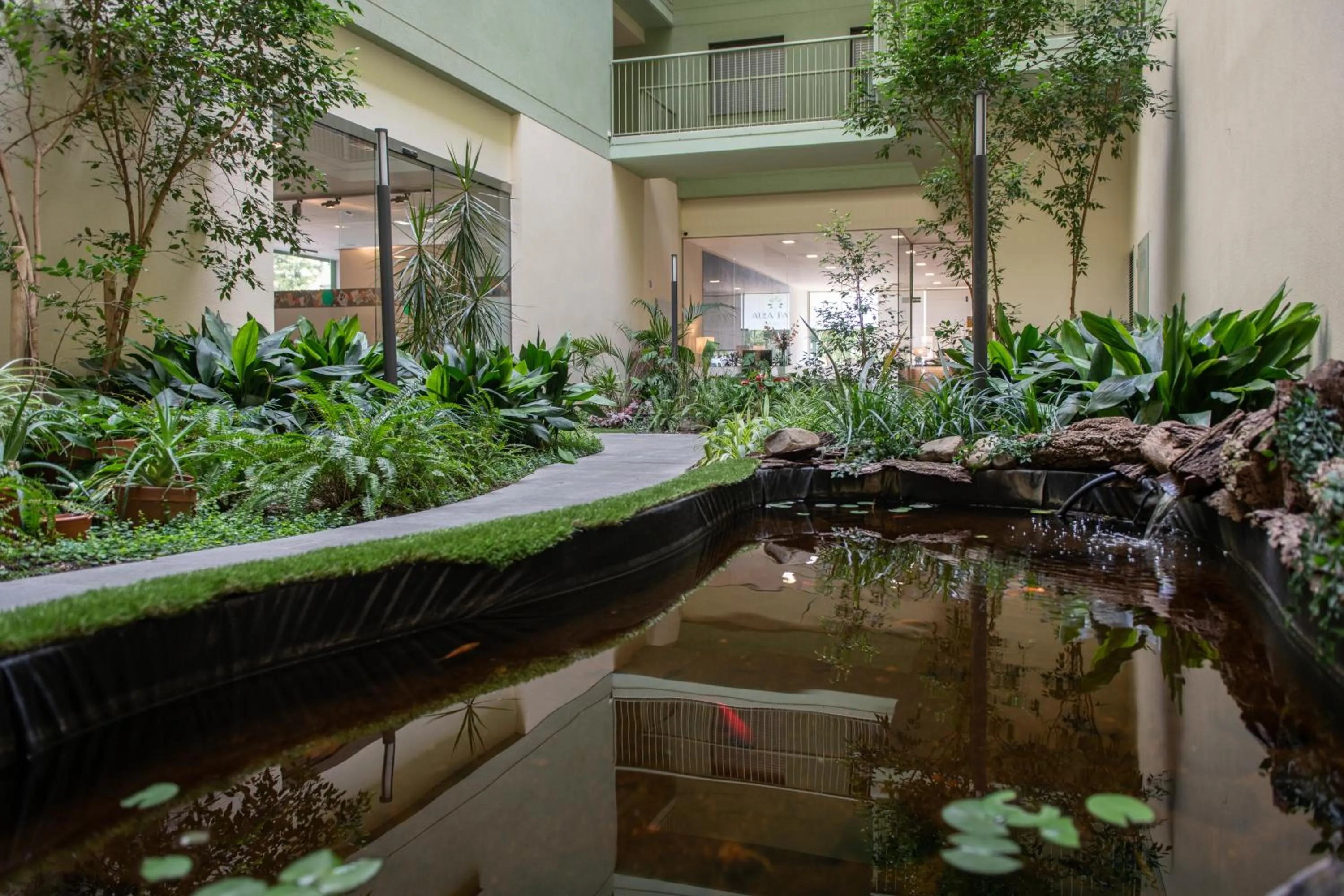 Garden view in Apartamentos Aura Park Fira BCN