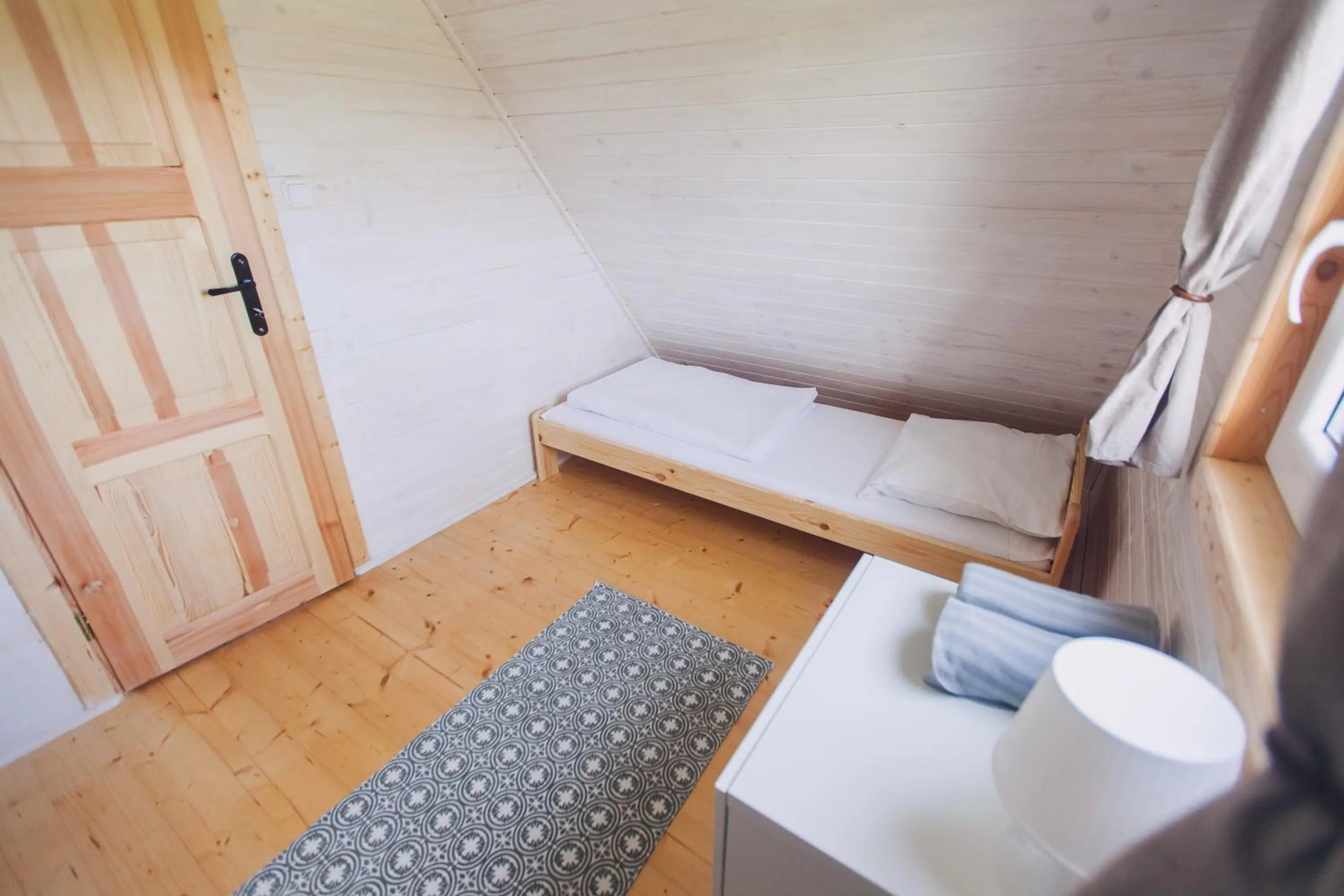 Living room, Bed in Domki Letniskowe Skandynawia