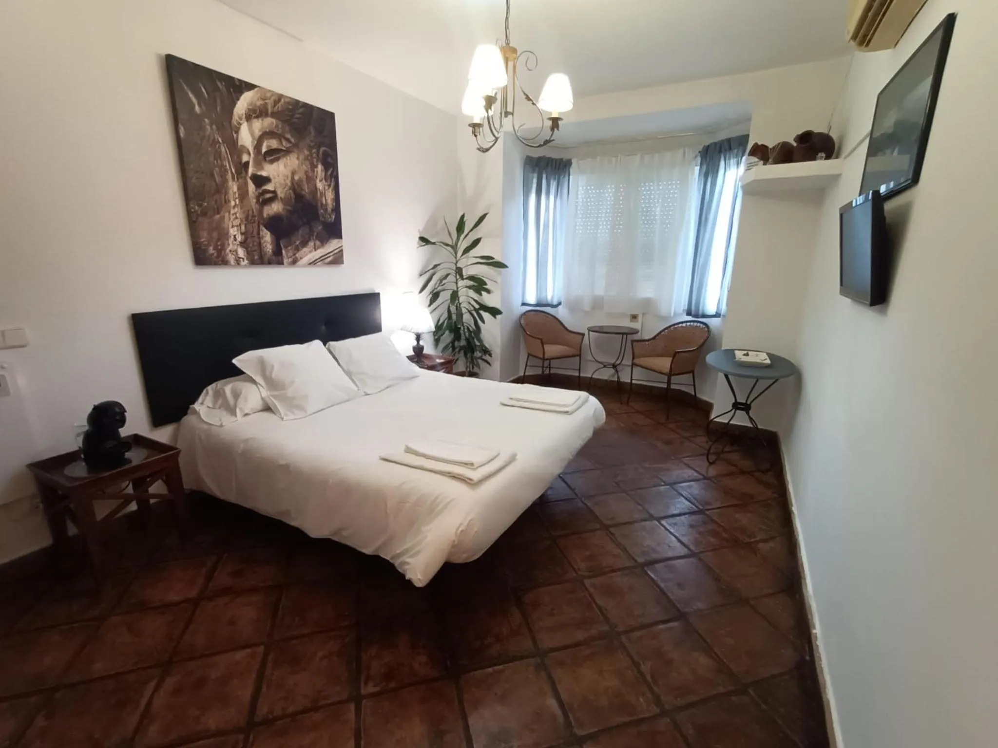 Bedroom, Bed in Hotel Rural La Pedriza Original