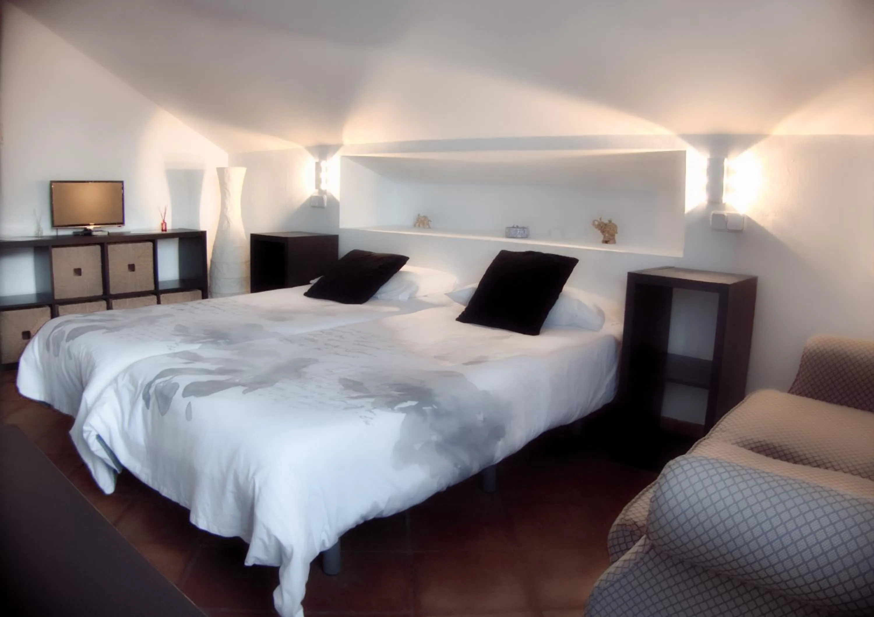 Bed in Hotel Rural La Pedriza Original