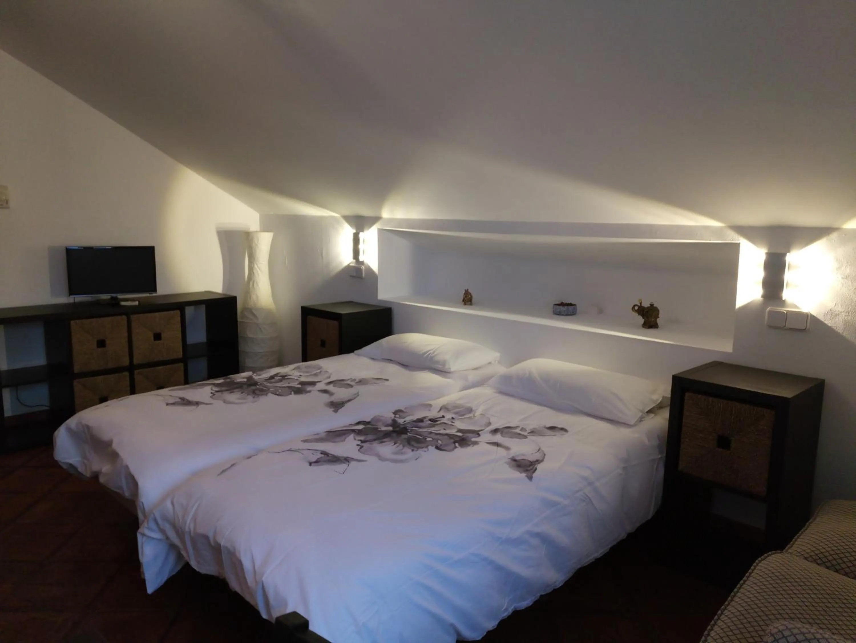 Bed in Hotel Rural La Pedriza Original