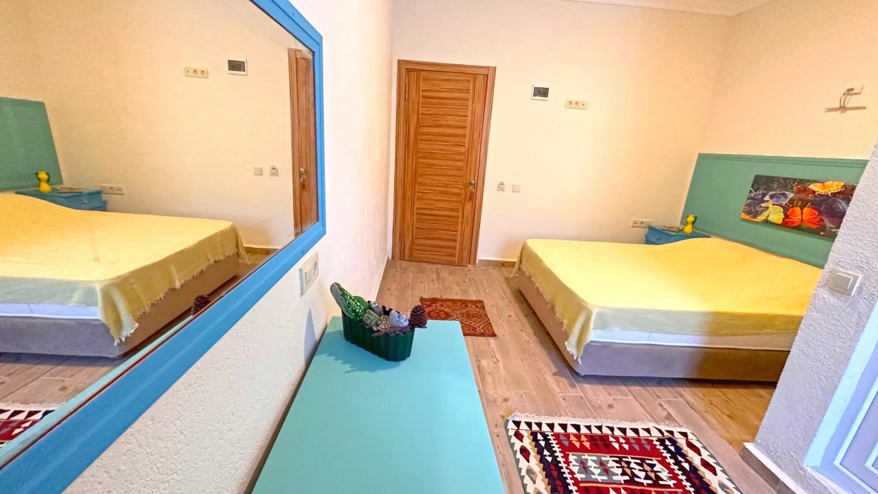 Bed in Goknar Knidos Eco Hotel & Farm