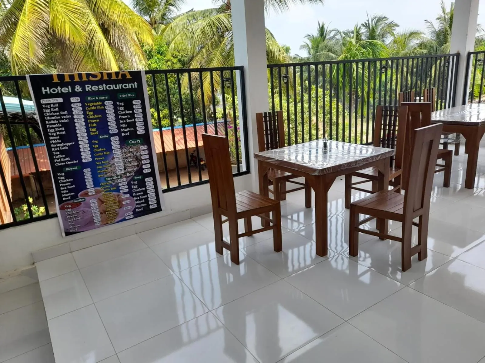 Patio in Thisha Hotel & Restaurant