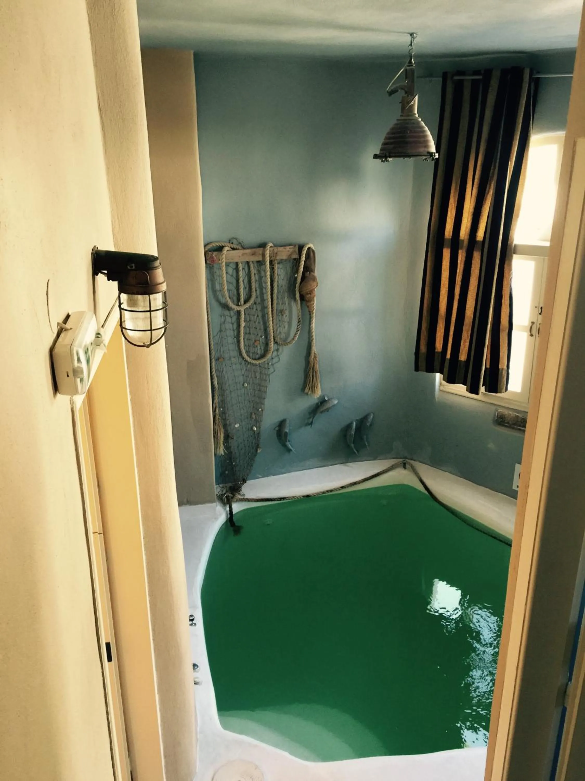 Swimming pool in Timedrops Santorini Villas