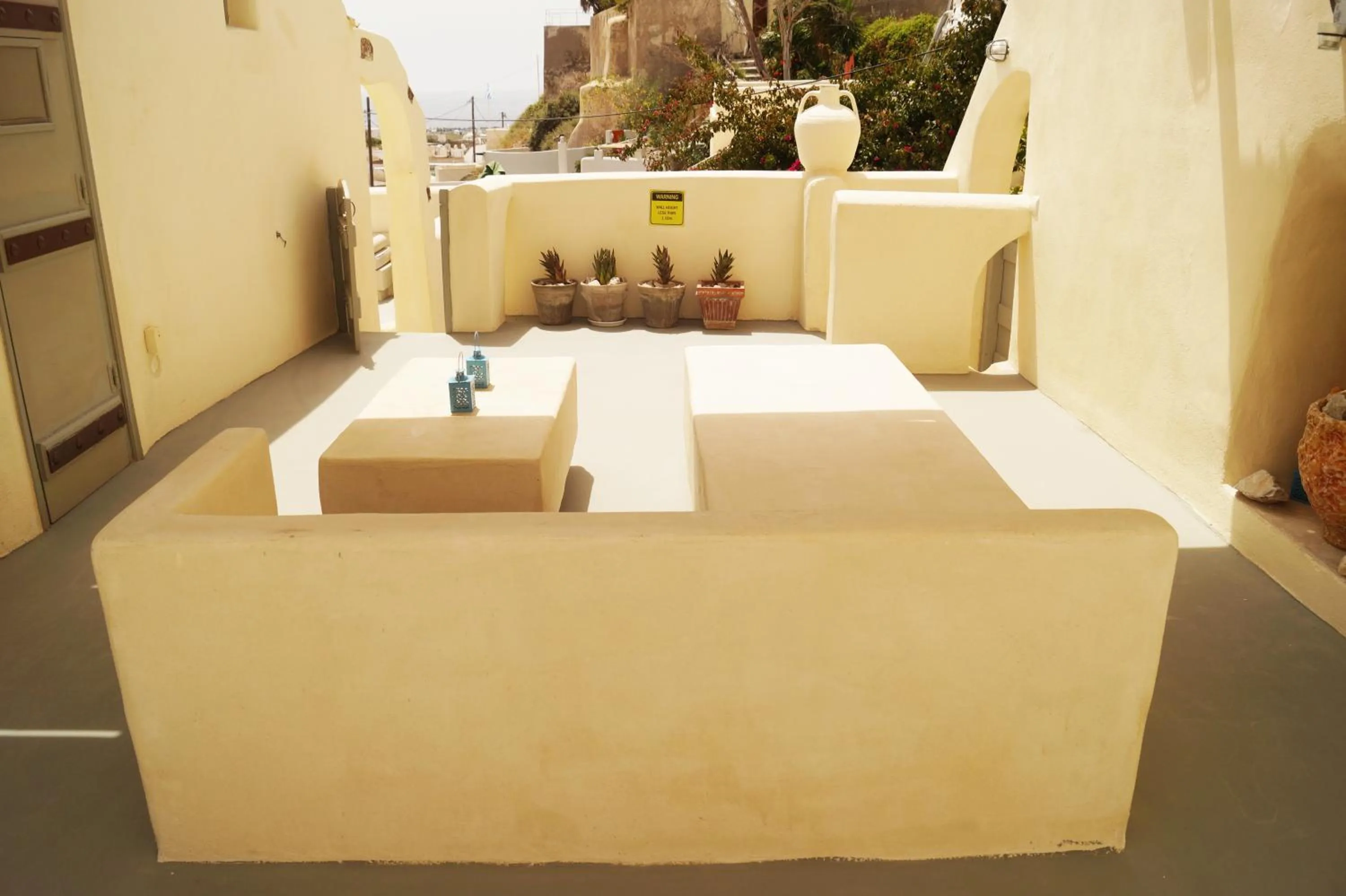 Balcony/Terrace in Timedrops Santorini Villas