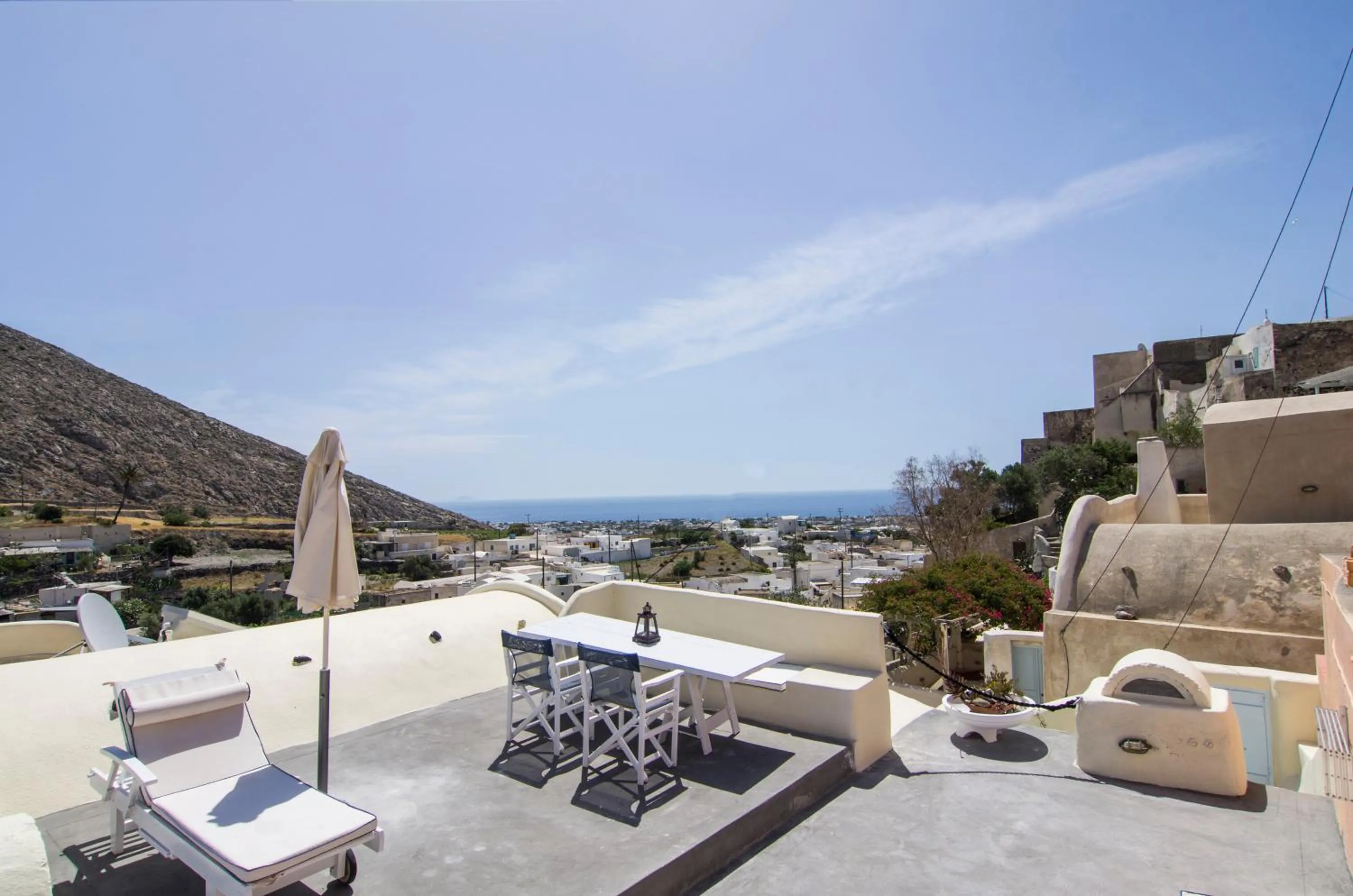 Balcony/Terrace in Timedrops Santorini Villas