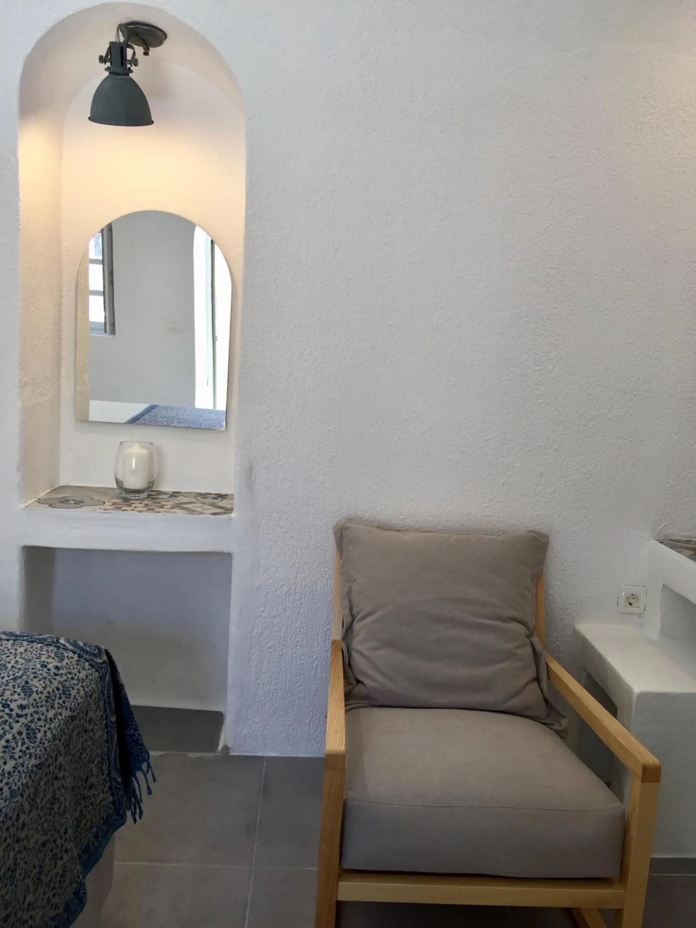 Bedroom in Timedrops Santorini Villas