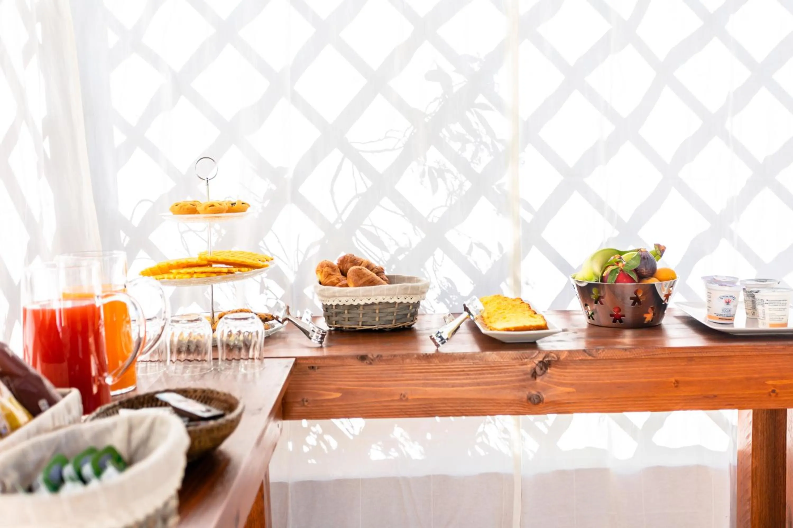 Food and drinks in B&B La villetta gialla