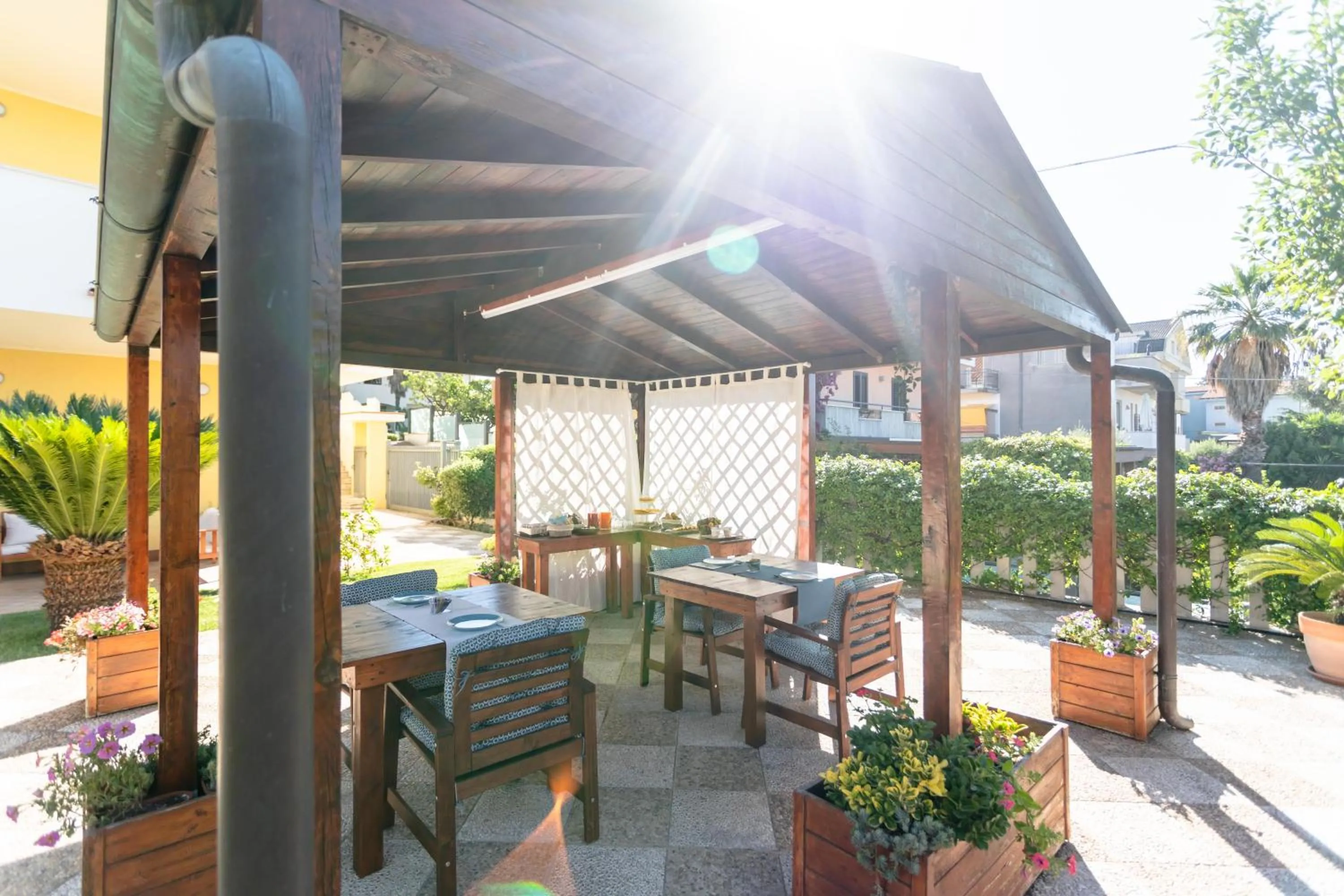 Garden in B&B La villetta gialla