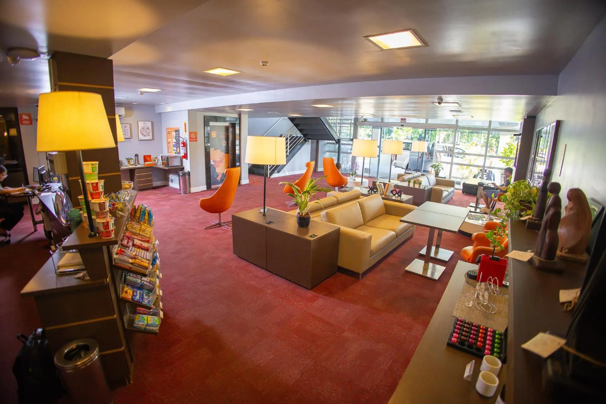 Living room in Hotel 10 Joinville