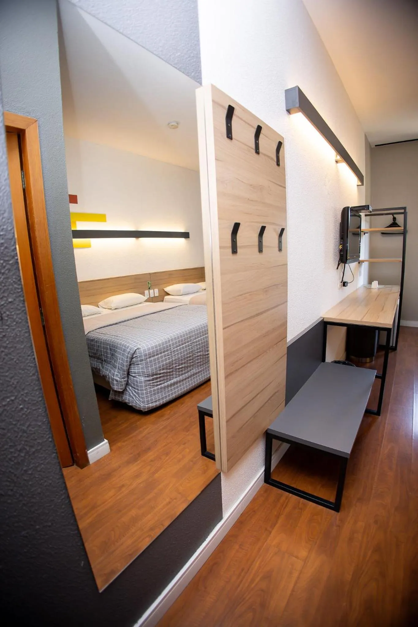 Bedroom, Bed in Hotel 10 Joinville