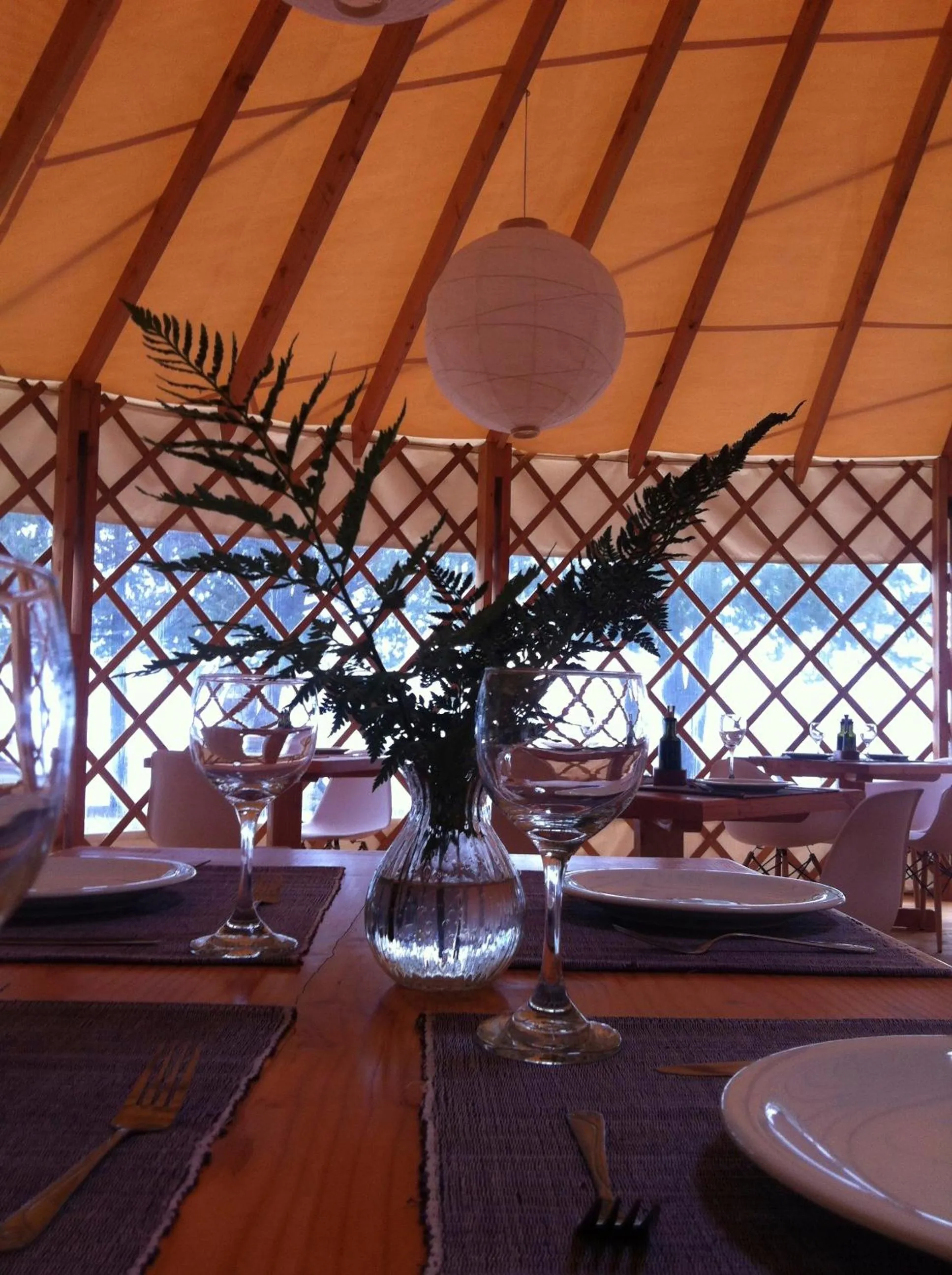 Property building in Magma Lodge, Pucon